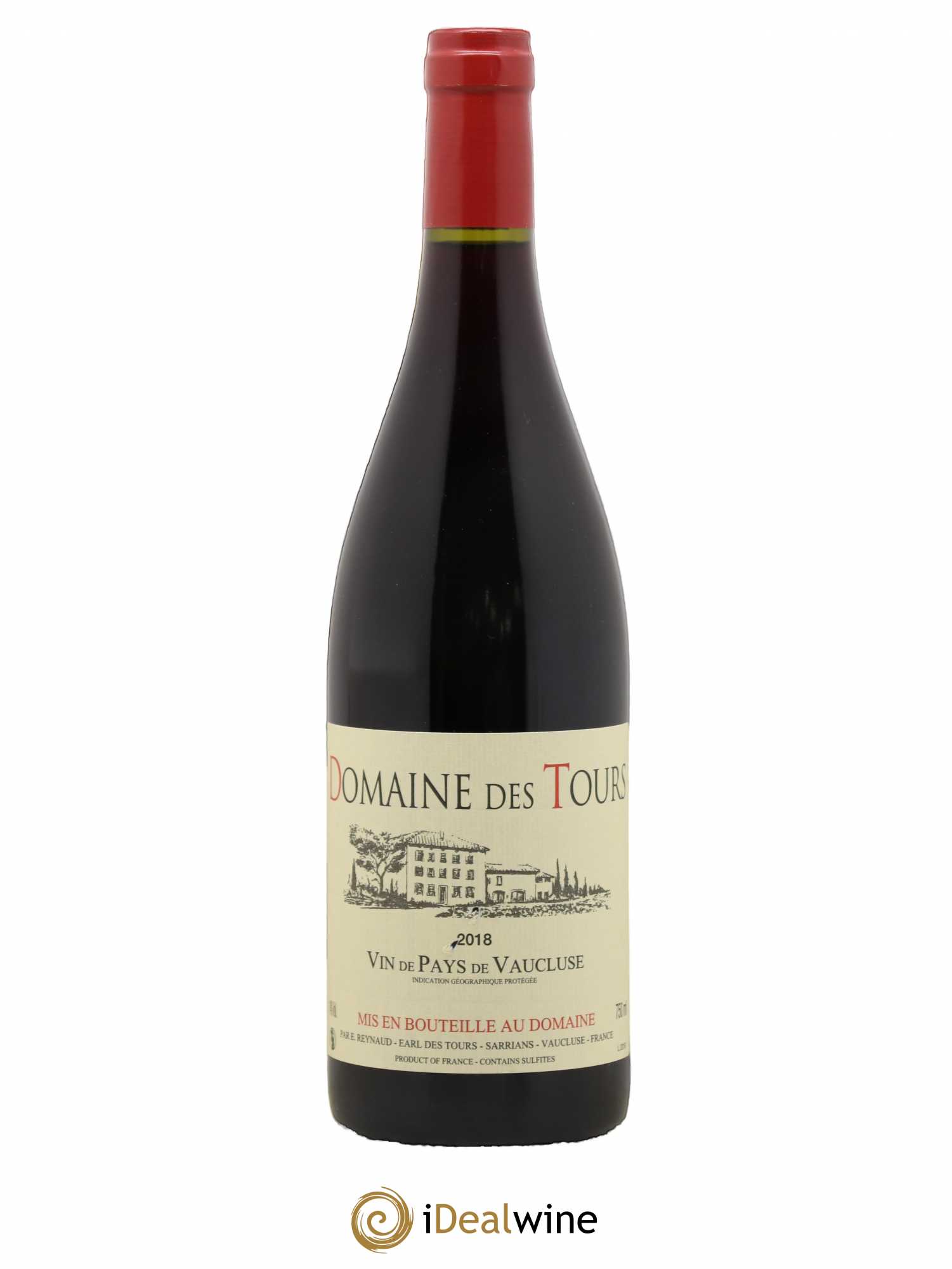 Vaucluse (Vin de Pays de Vaucluse) Domaine des Tours Emmanuel Reynaud 2018 - Lot de 1 bouteille - 0