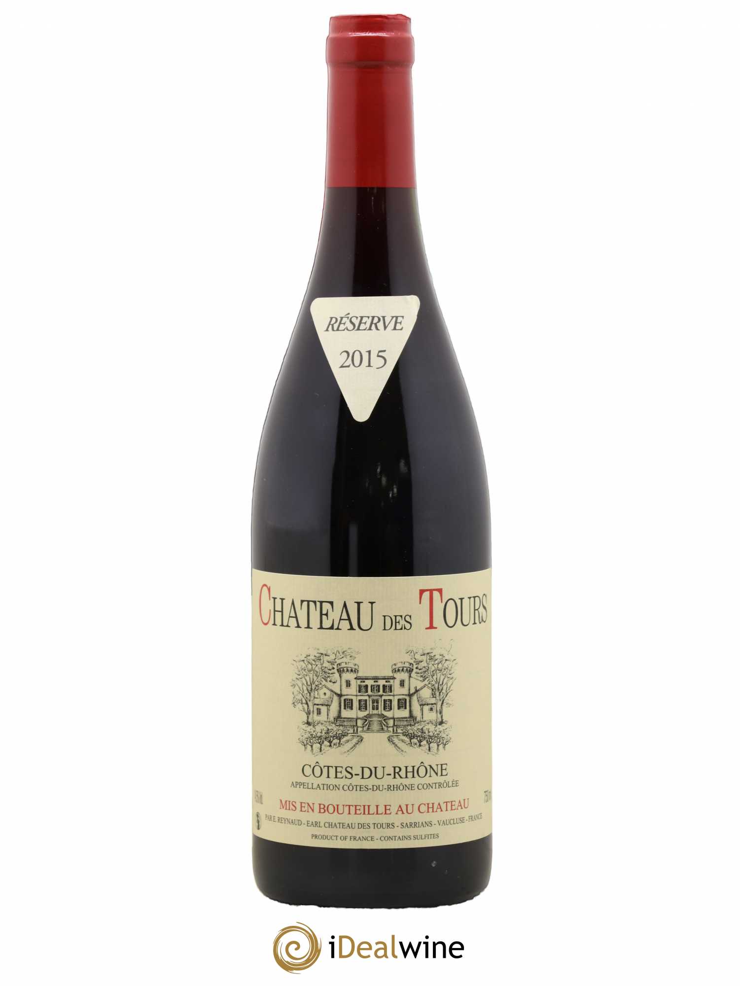 Côtes-du-Rhône Château des Tours Emmanuel Reynaud 2015 - Lot de 1 bouteille - 0