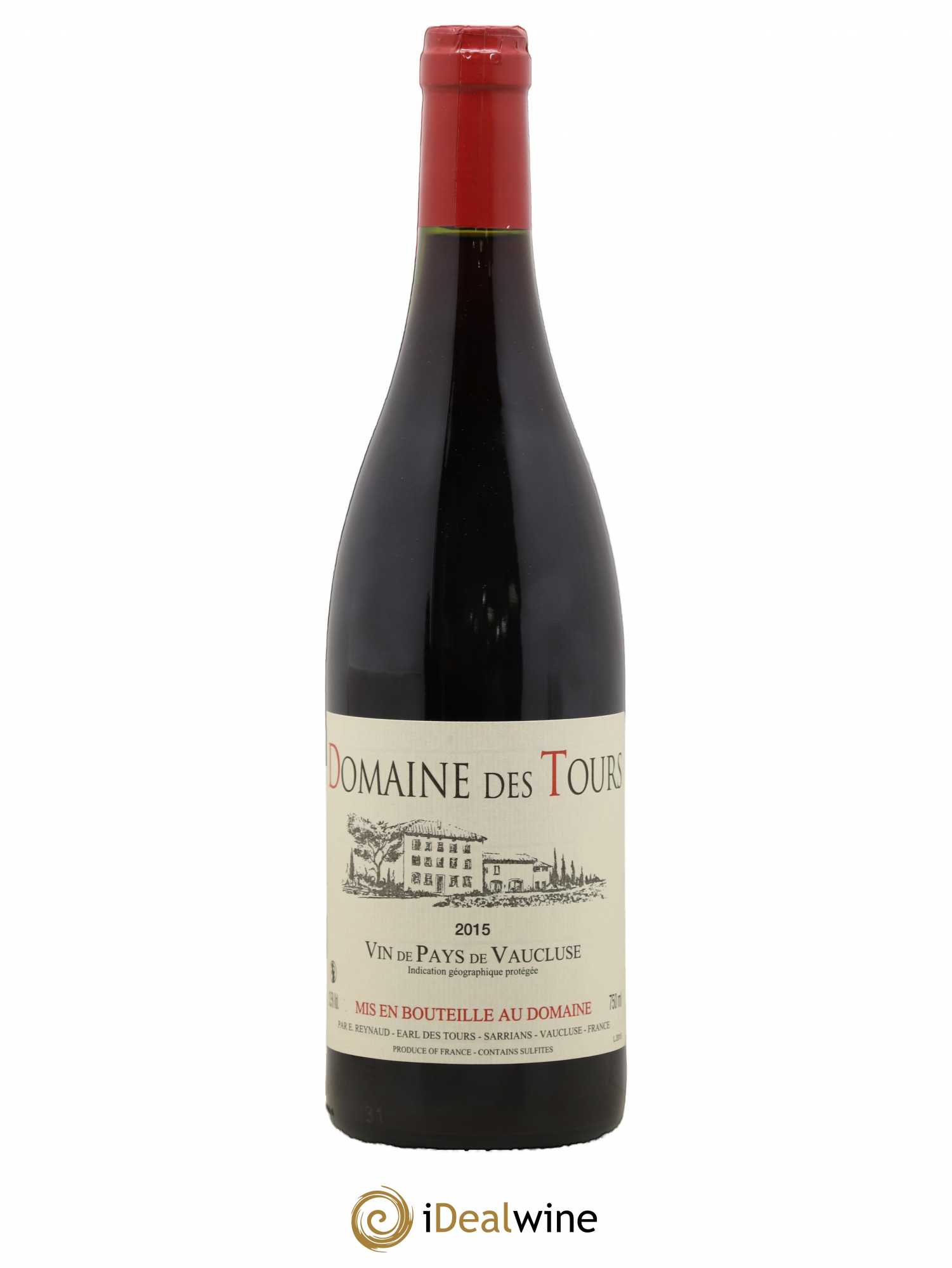 Vaucluse (Vin de Pays de Vaucluse) Domaine des Tours Emmanuel Reynaud 2015 - Lot de 1 bouteille - 0