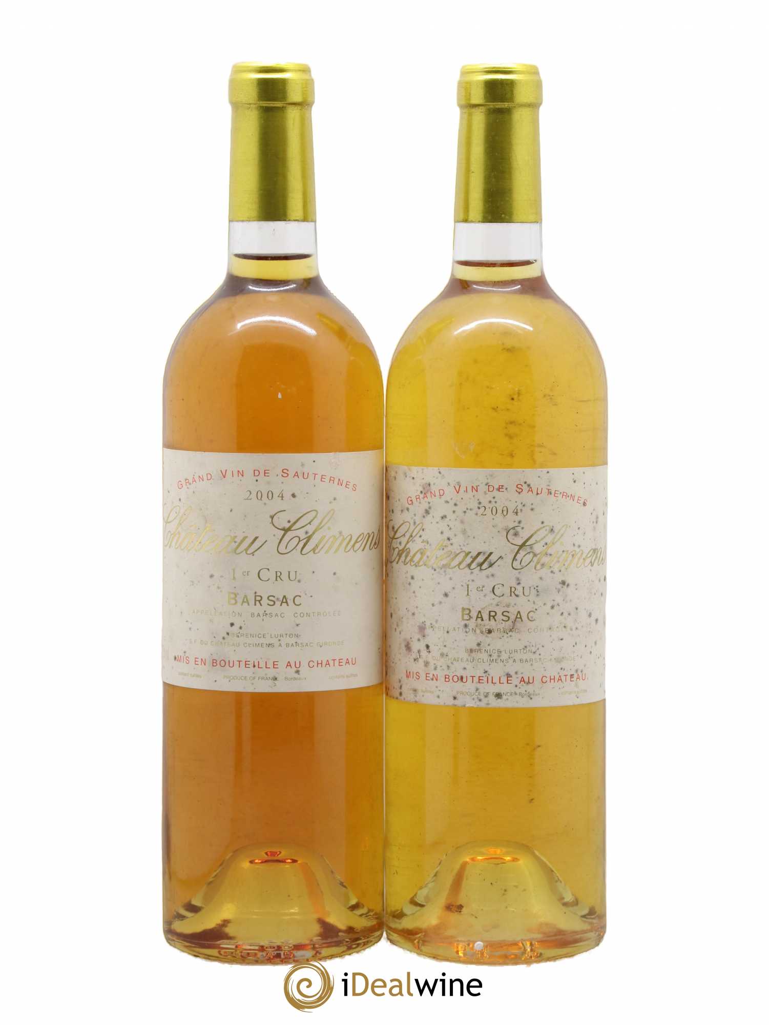 Château Climens 1er Grand Cru Classé 2004 - Lotto di 2 bottiglie - 0