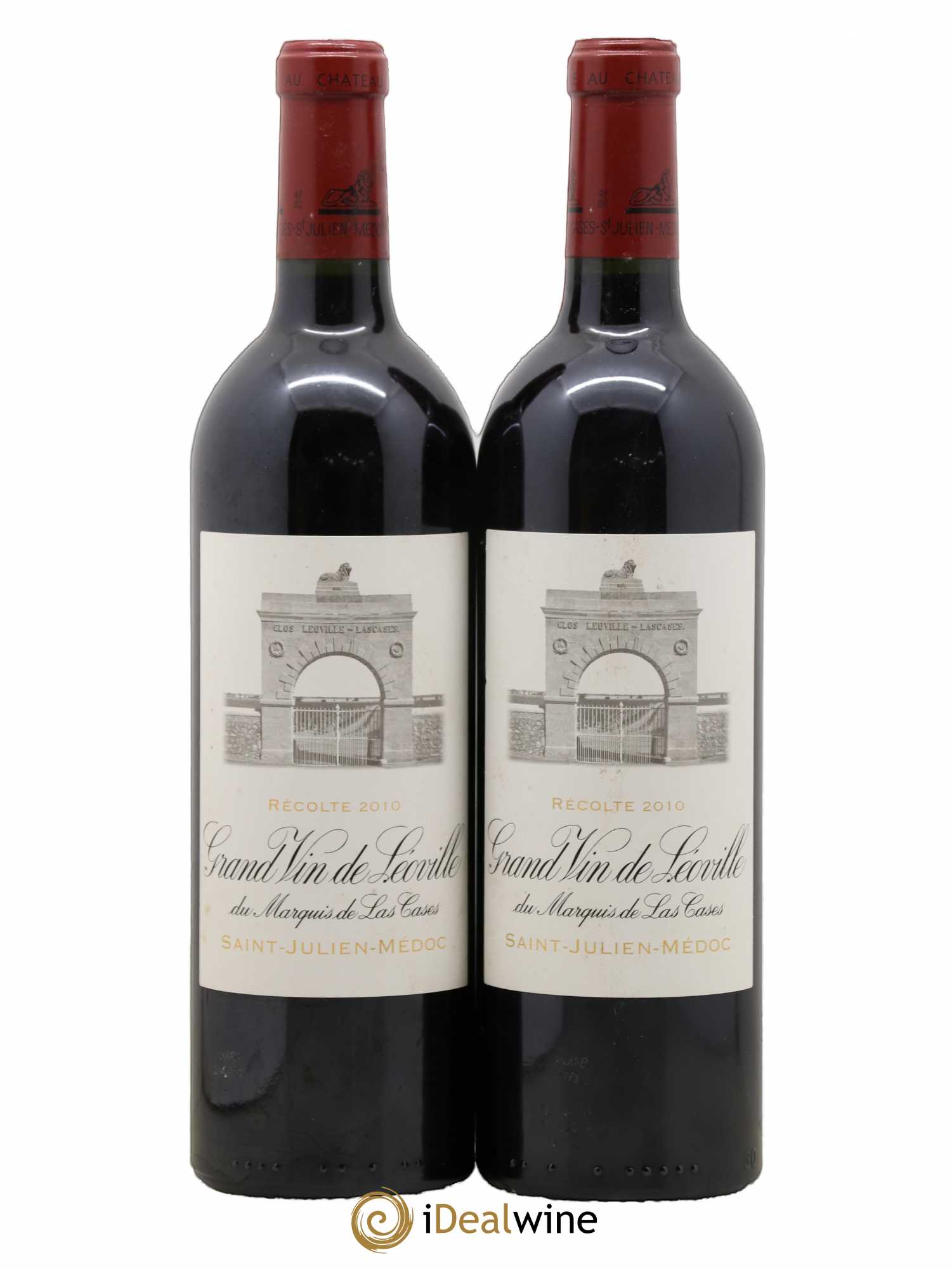 Château Léoville Las Cases 2ème Grand Cru Classé 2010 - Lot de 2 bouteilles - 0
