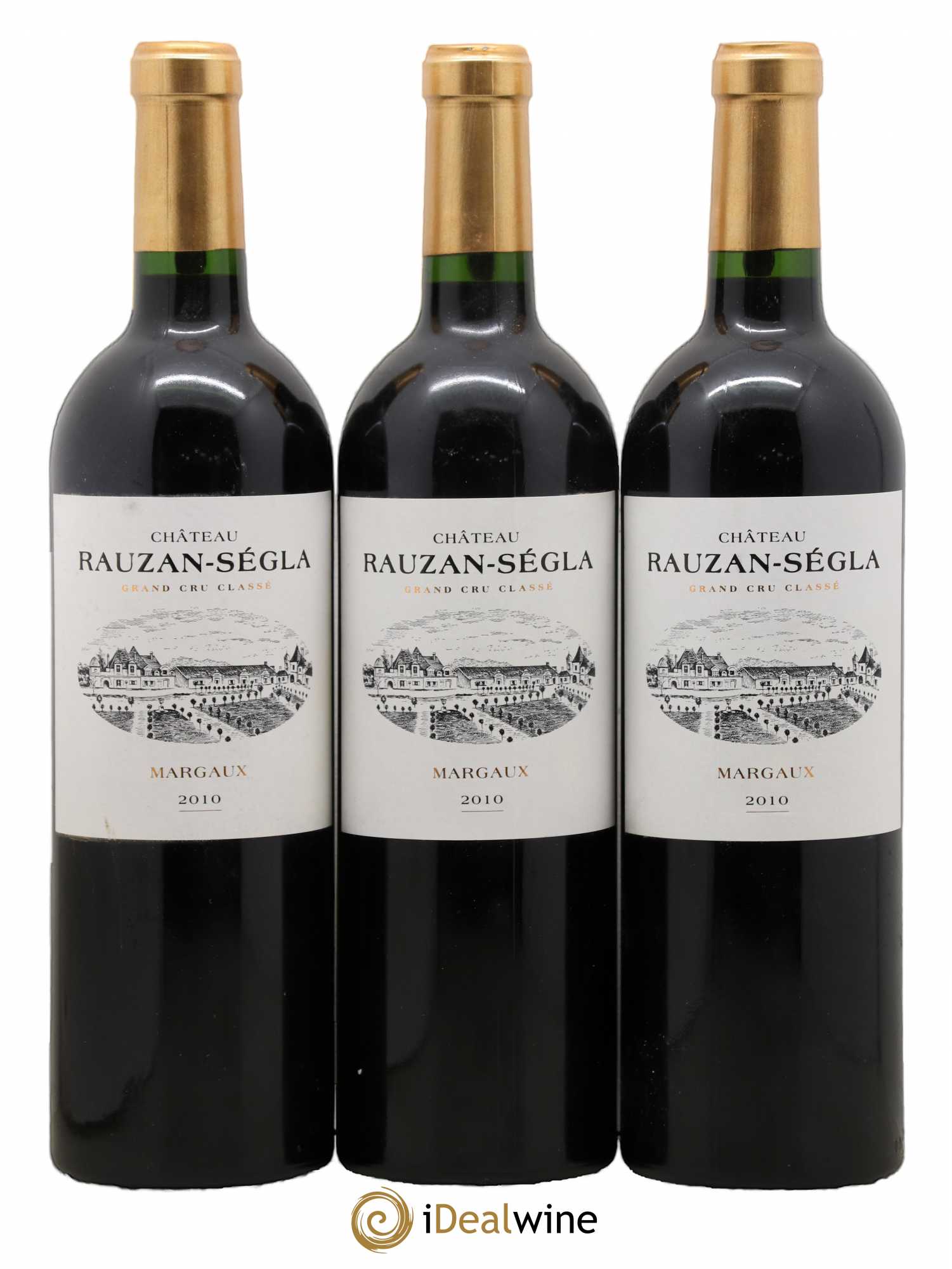 Château Rauzan Ségla Grand Cru Classé 2010 - Lot de 3 bouteilles - 0