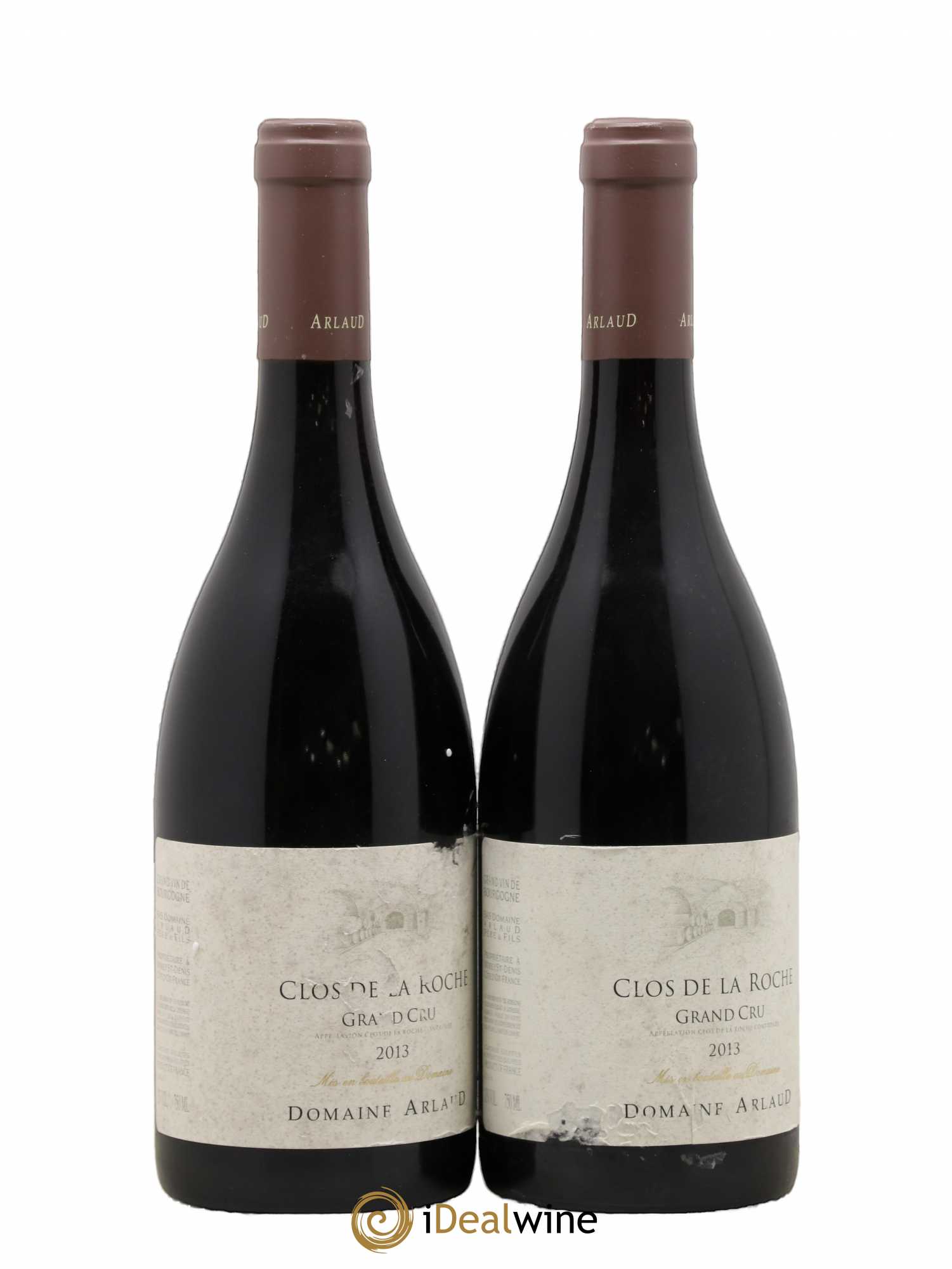 Clos de la Roche Grand Cru Arlaud 2013 - Lot de 2 bouteilles - 1