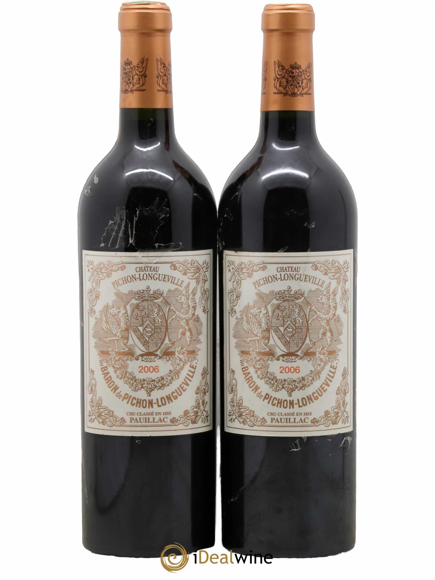 Pichon Longueville Baron 2ème Grand Cru Classé 2006 - Lot de 2 bouteilles - 0