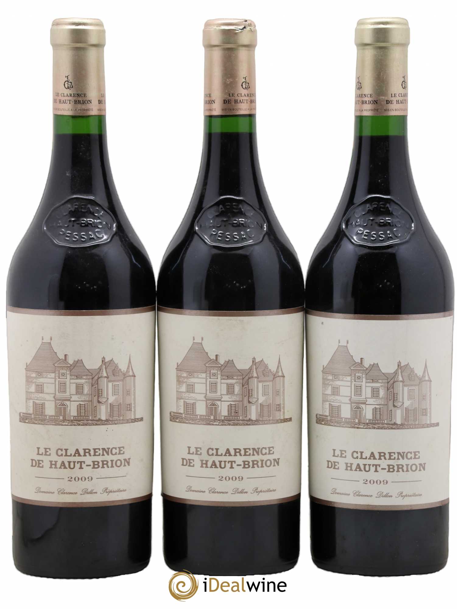 Clarence (Bahans) de Haut-Brion Second Vin 2009 - Lot de 3 bouteilles - 0