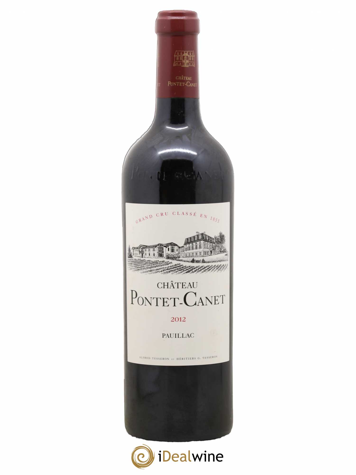 Château Pontet Canet 5ème Grand Cru Classé 2012 - Lot de 1 bouteille - 0