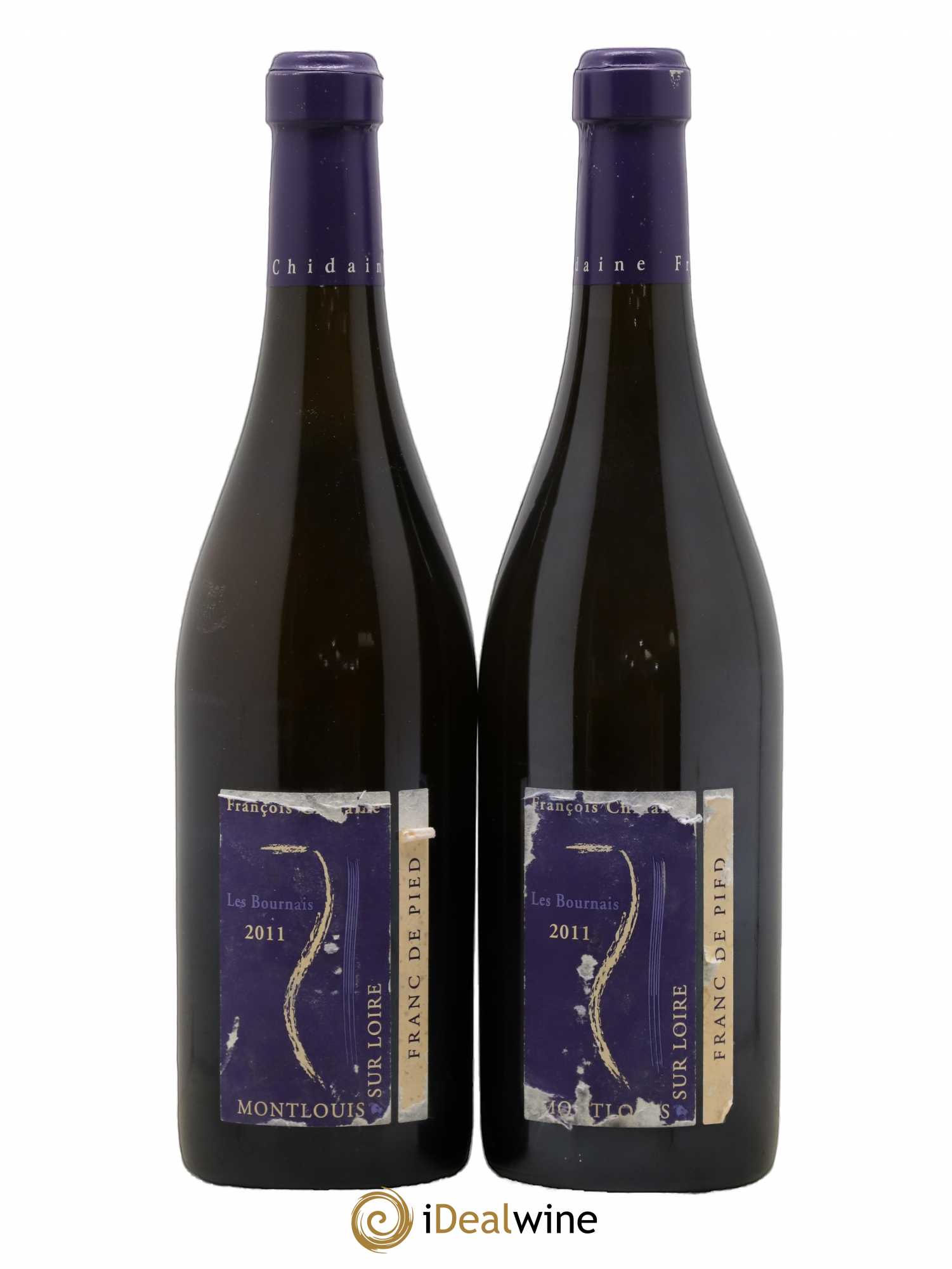 Montlouis-sur-Loire Les Bournais Franc de Pied François Chidaine 2011 - Lot de 2 bouteilles - 0
