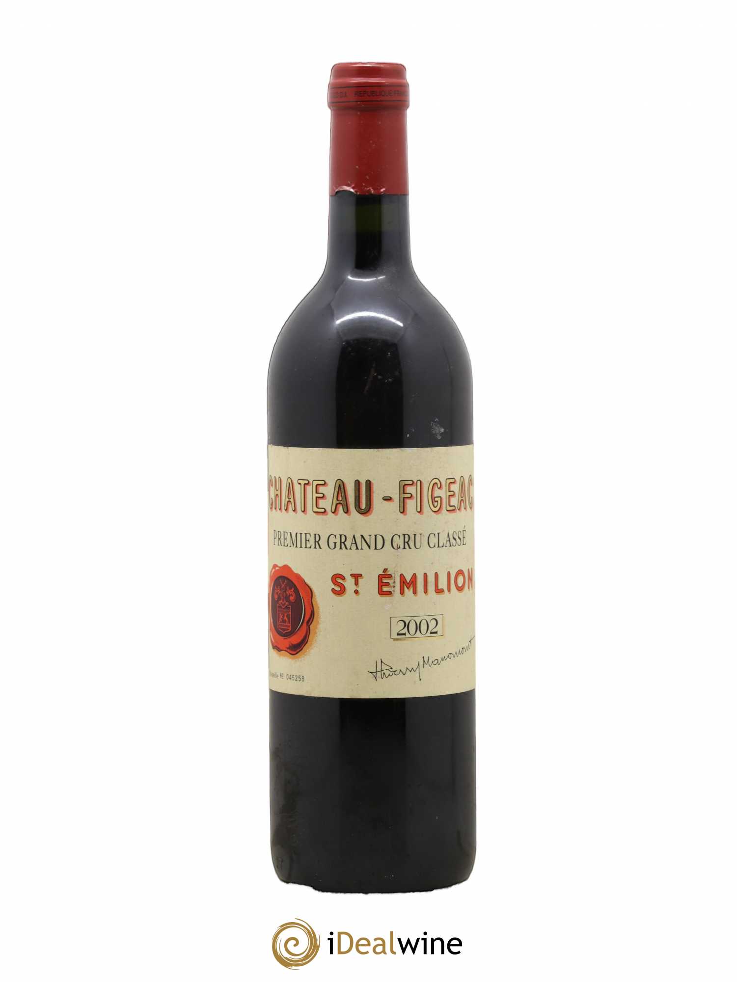 Château Figeac 1er Grand Cru Classé A 2002 - Lot de 1 bouteille - 0
