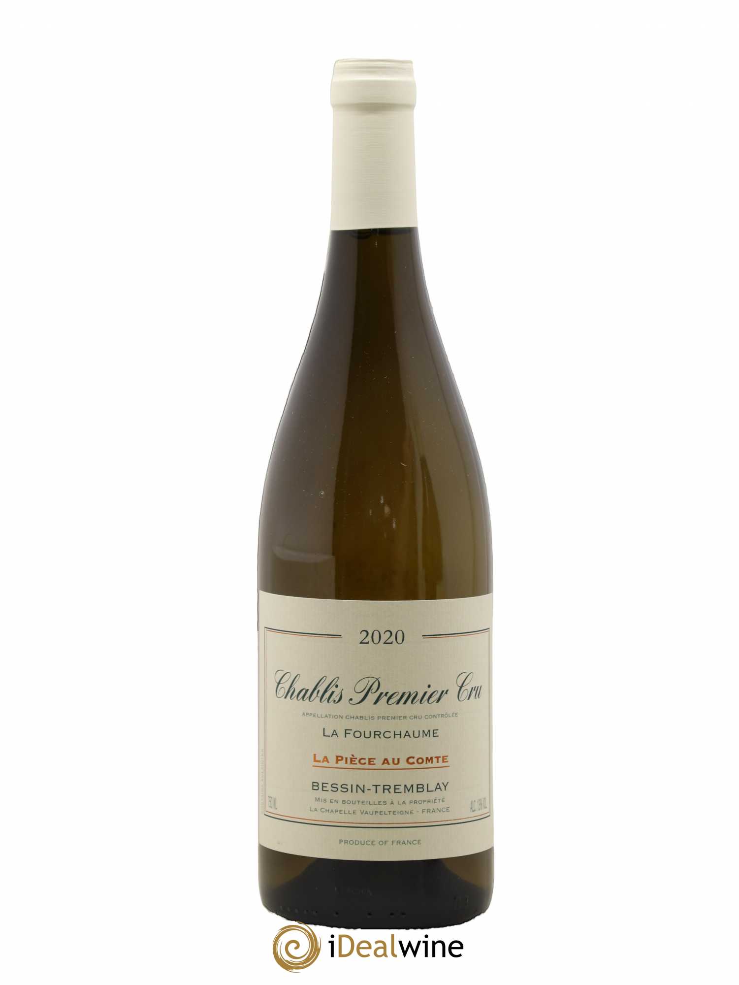 Chablis 1er Cru Fourchaume La Pièce au Comte Bessin Tremblay 2020 - Posten von 1 Flasche - 0