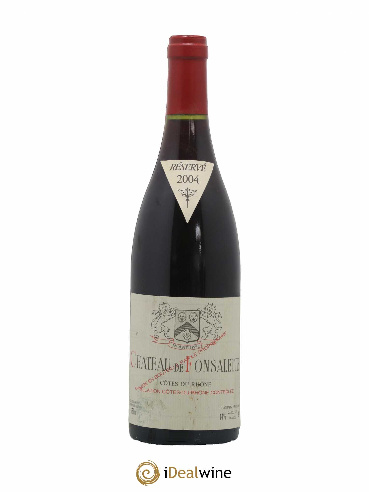 Côtes-du-Rhône Château de Fonsalette Emmanuel Reynaud 2004 - Lot de 1 bouteille - 0