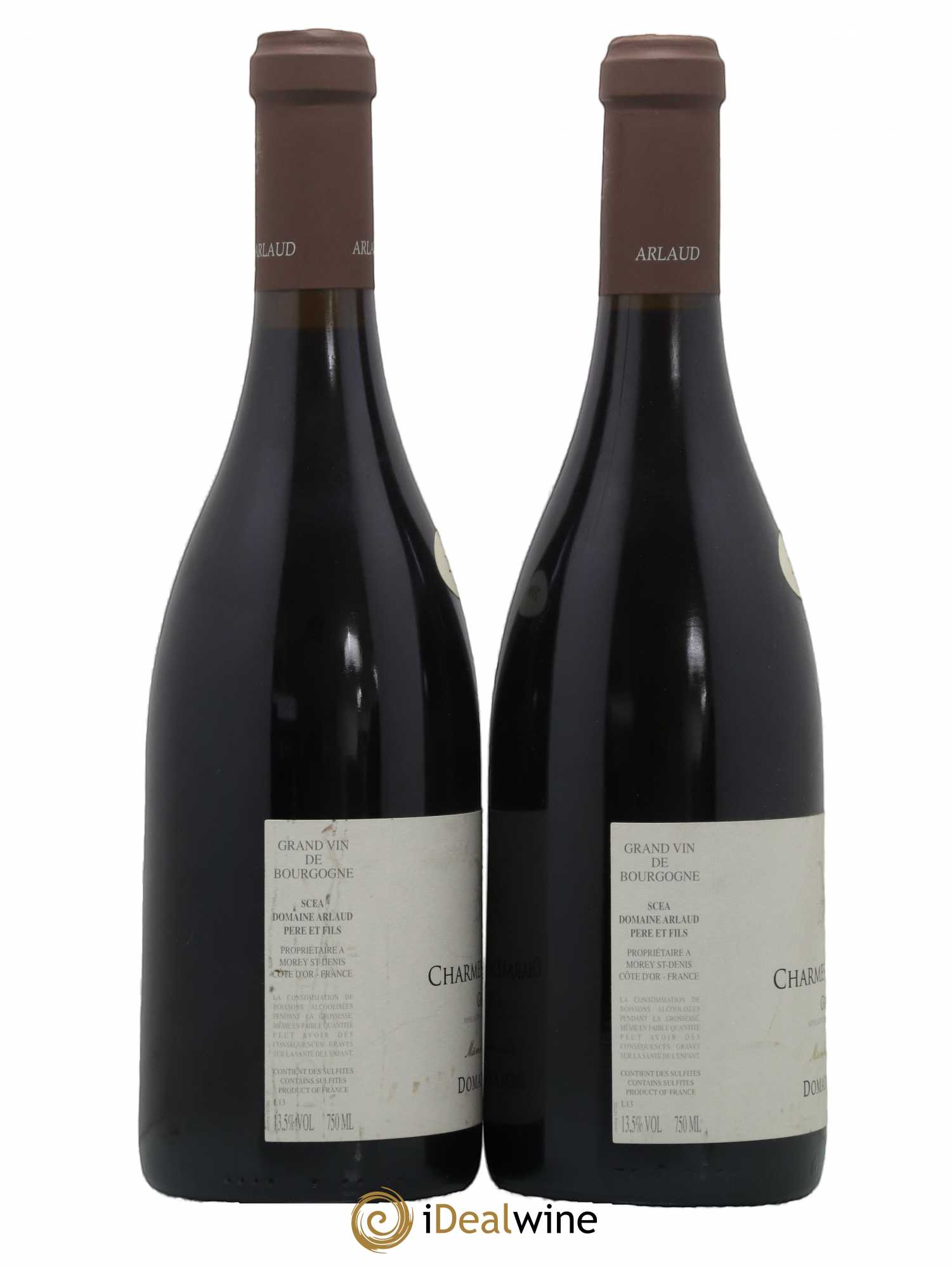 Charmes-Chambertin Grand Cru Arlaud 2006 - Lot de 2 bouteilles - 1