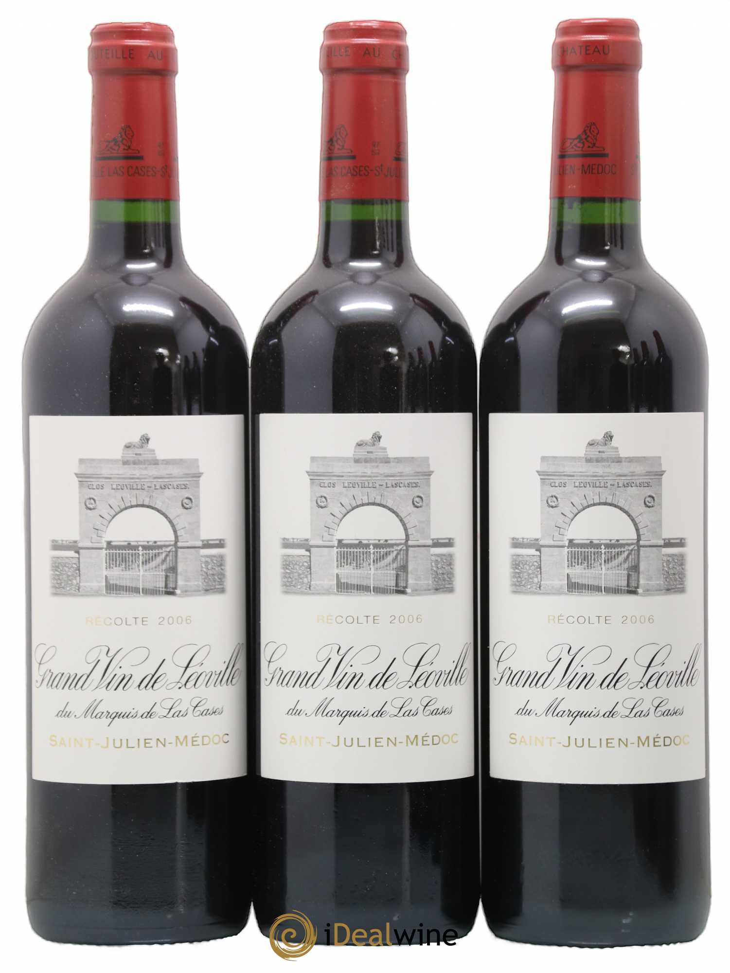 Château Léoville Las Cases 2ème Grand Cru Classé 2006 - Lotto di 6 bottiglie - 1