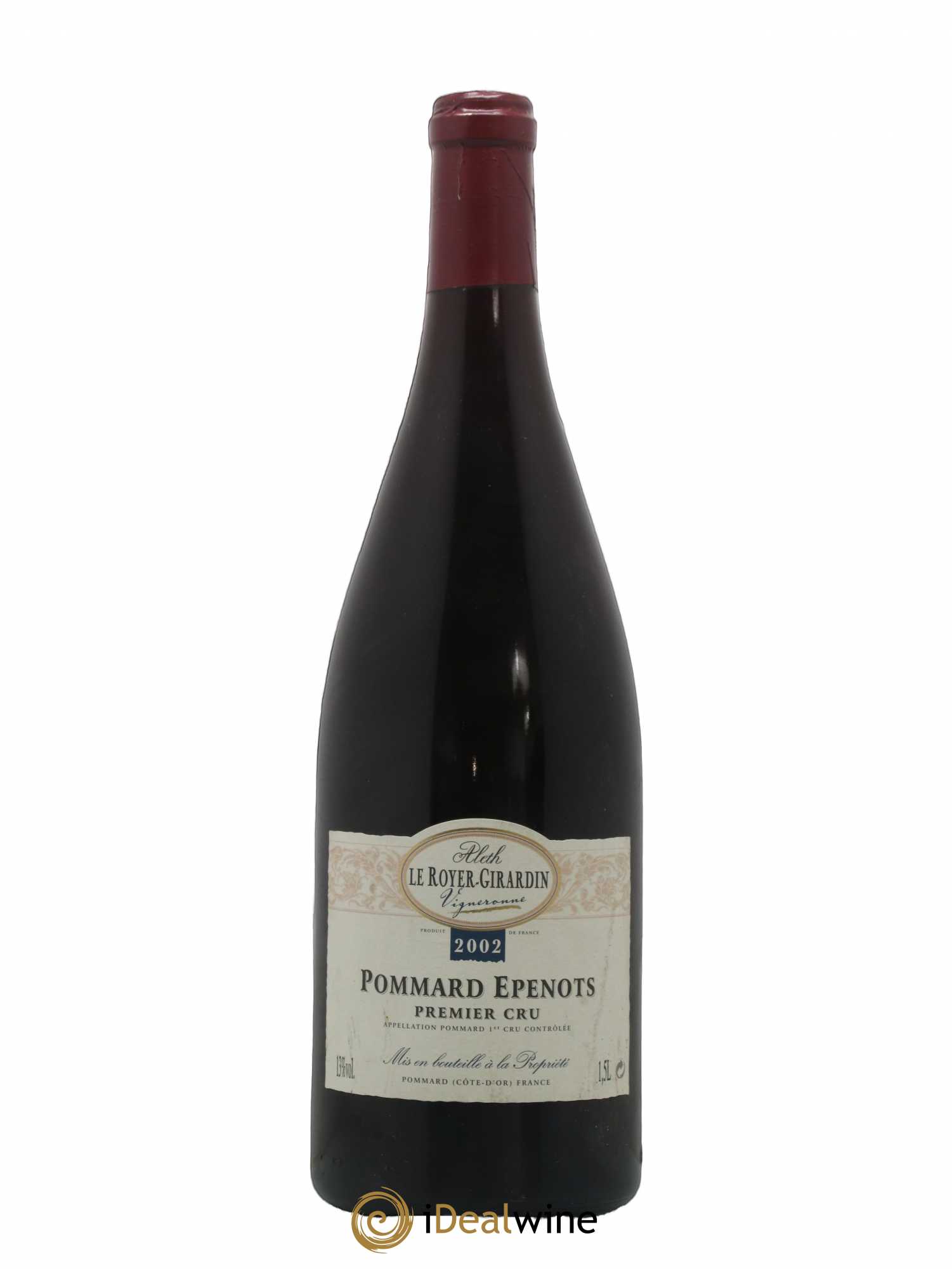 Pommard 1er Cru Epenots Le Royer Girardin 2002 - Posten von 1 Magnum - 0