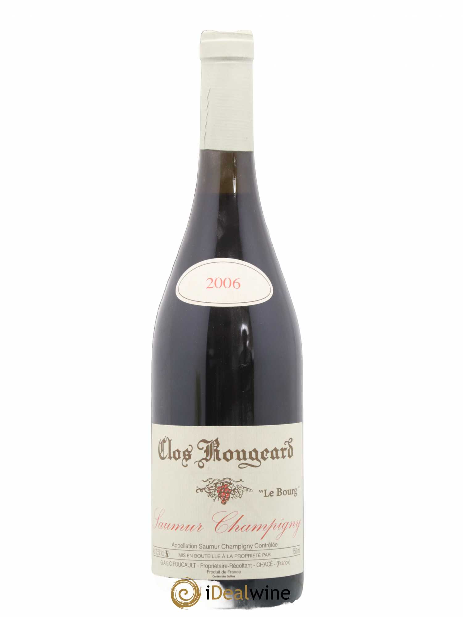 Saumur-Champigny Le Bourg Clos Rougeard 2006 - Lot de 1 bouteille - 0