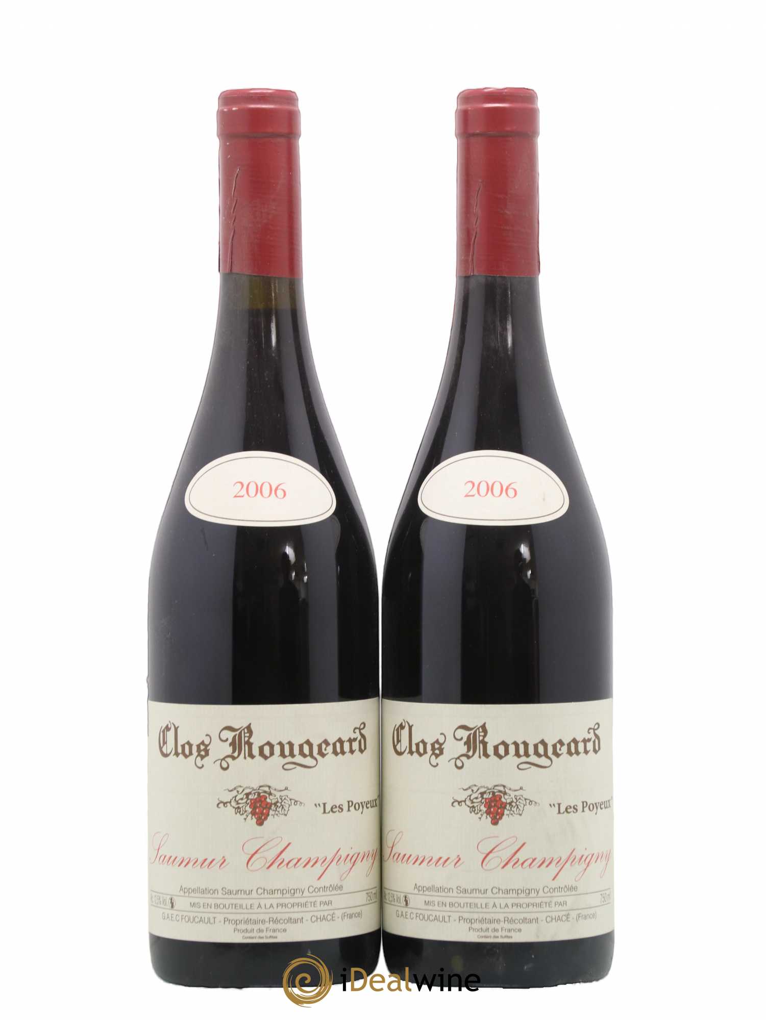 Saumur-Champigny Les Poyeux Clos Rougeard 2006 - Lot de 2 bouteilles - 0