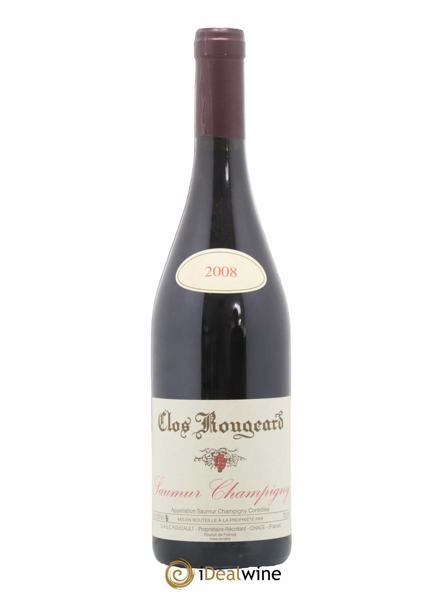 Saumur-Champigny Clos Rougeard 2008 - Lot de 1 bouteille - 0