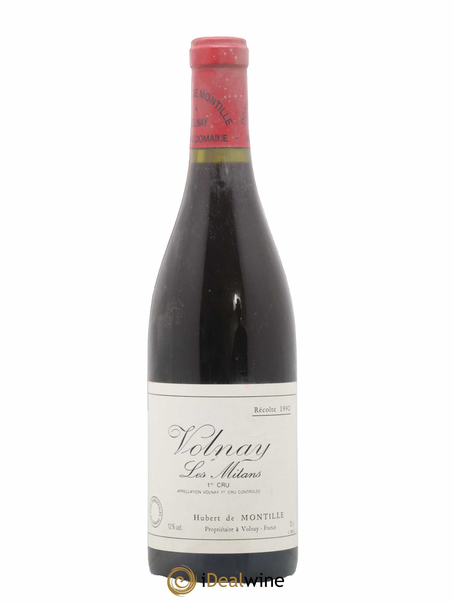 Volnay 1er Cru Les Mitans De Montille (Domaine) 1992 - Lot de 1 bouteille - 0
