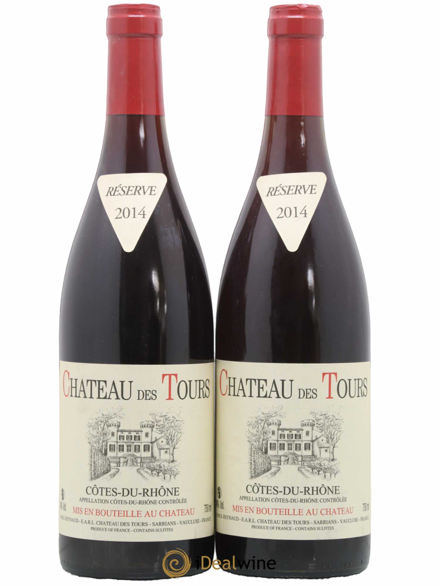 Côtes-du-Rhône Château des Tours Emmanuel Reynaud 2014 - Lot de 2 bouteilles - 0
