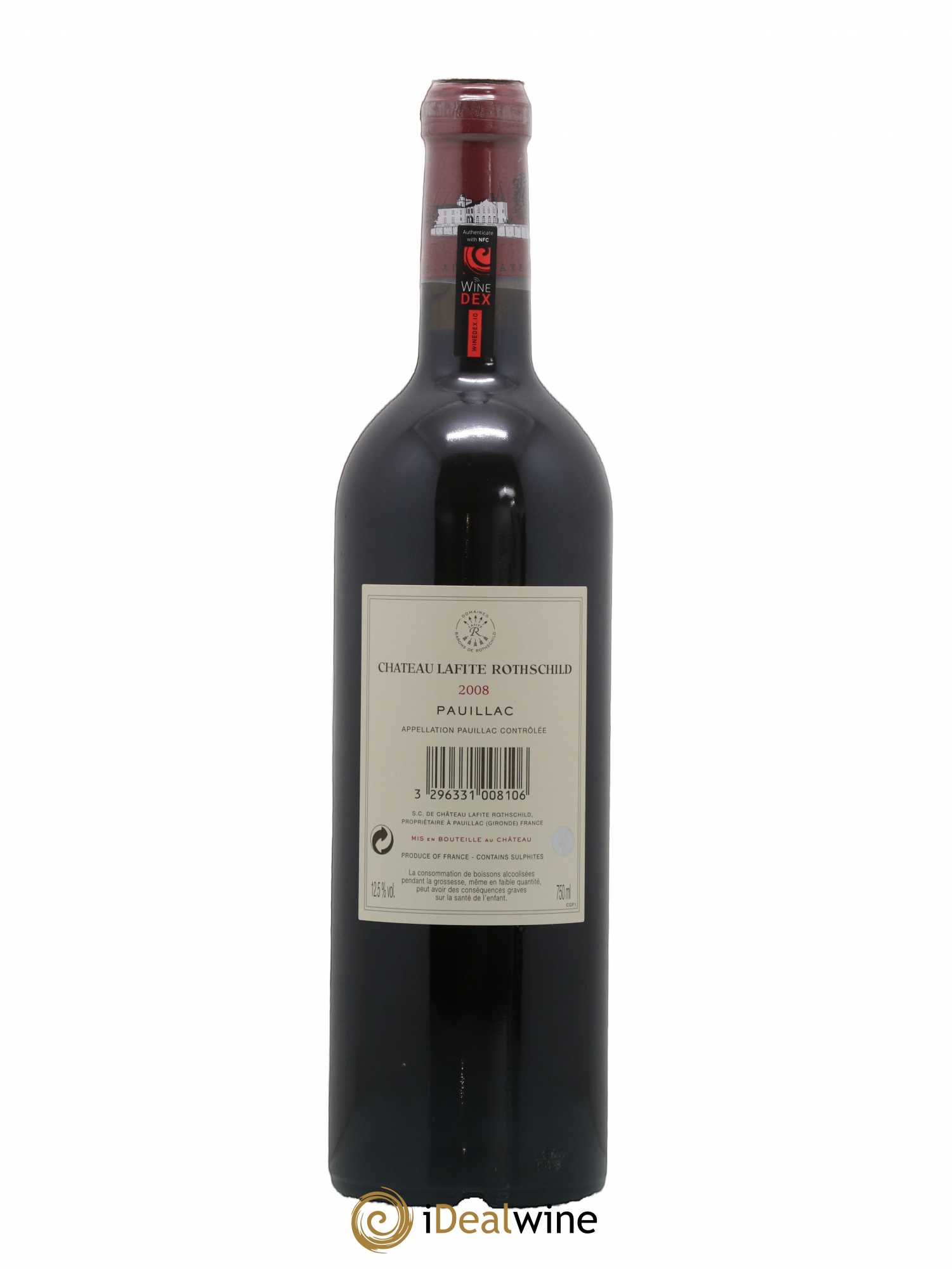 Château Lafite Rothschild 1er Grand Cru Classé 2008 - Lot de 1 bouteille - 1