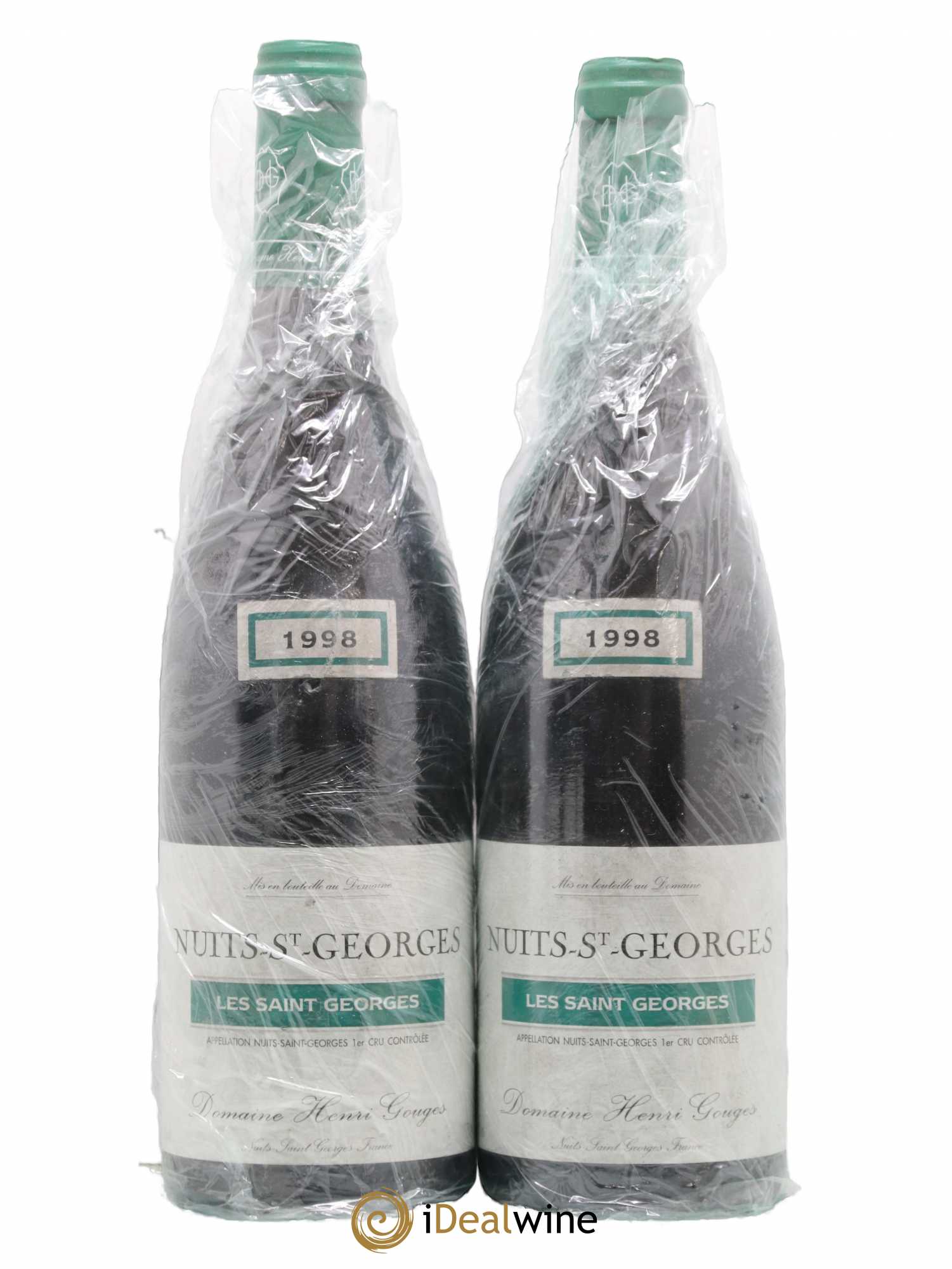 Nuits-Saint-Georges 1er Cru Les Saints Georges Henri Gouges 1998 - Posten von 2 Flaschen - 0
