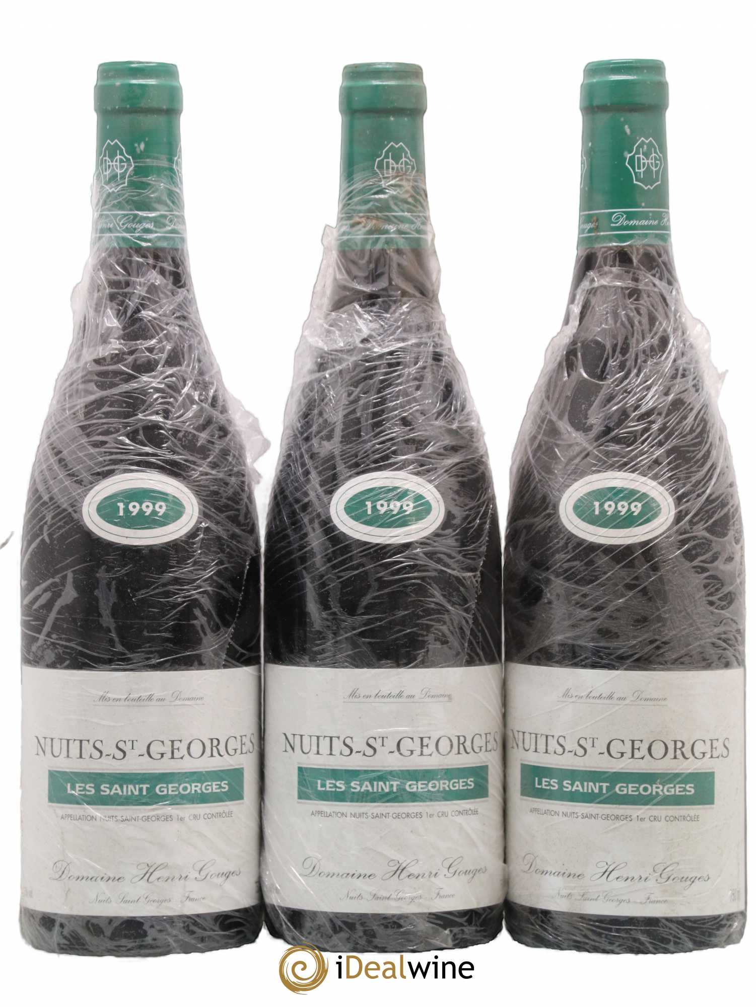 Nuits-Saint-Georges 1er Cru Les Saints Georges Henri Gouges 1999 - Lot de 3 bouteilles - 0
