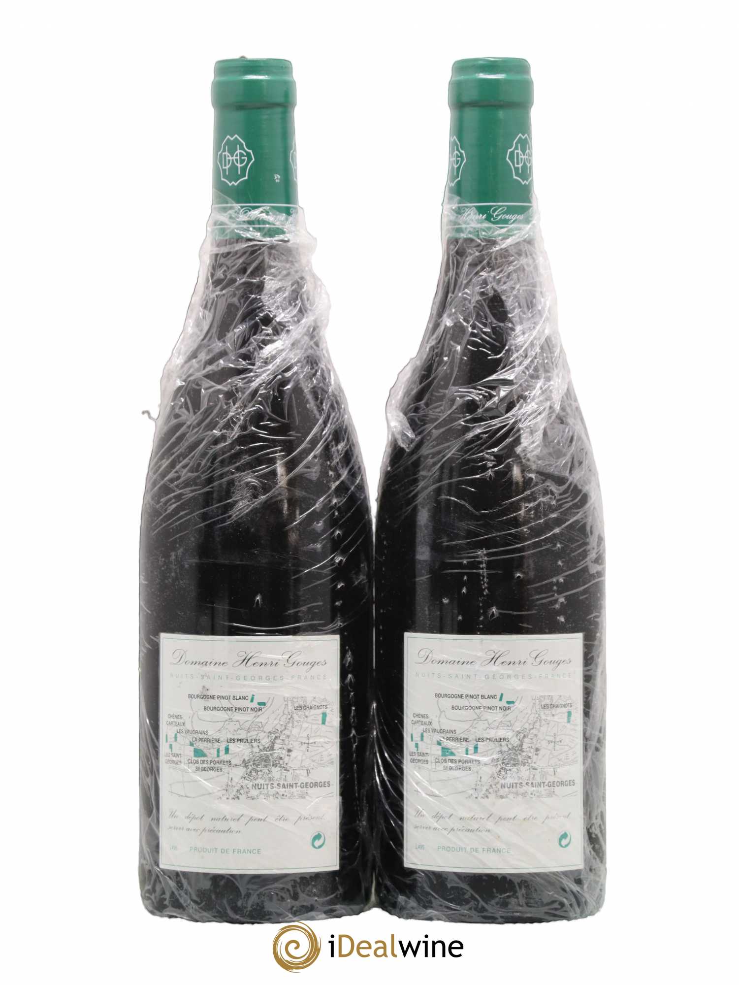 Nuits-Saint-Georges 1er Cru Les Saints Georges Henri Gouges 1999 - Lot de 2 bouteilles - 1