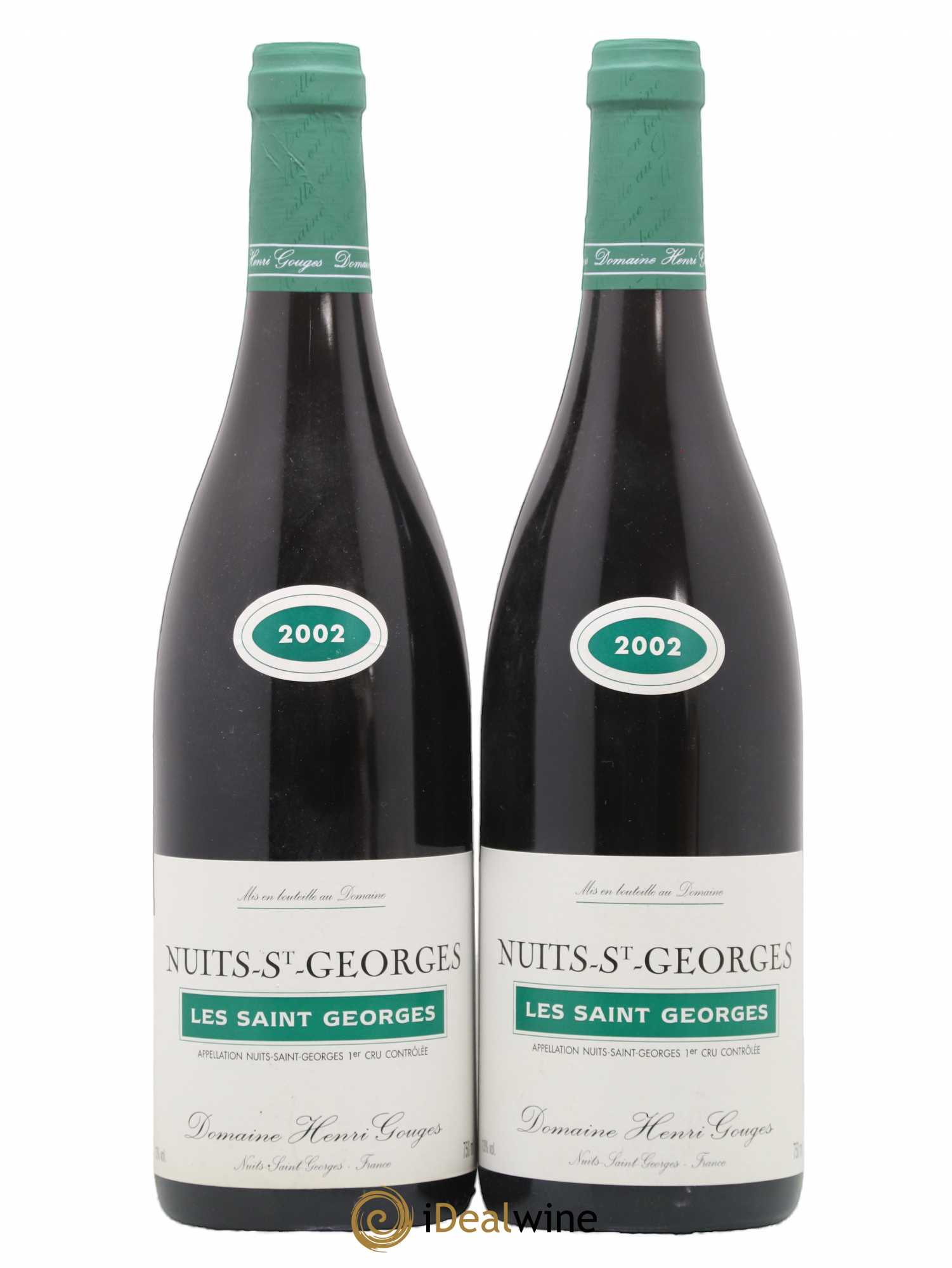 Nuits-Saint-Georges 1er Cru Les Saints Georges Henri Gouges 2002 - Lot de 2 bouteilles - 0