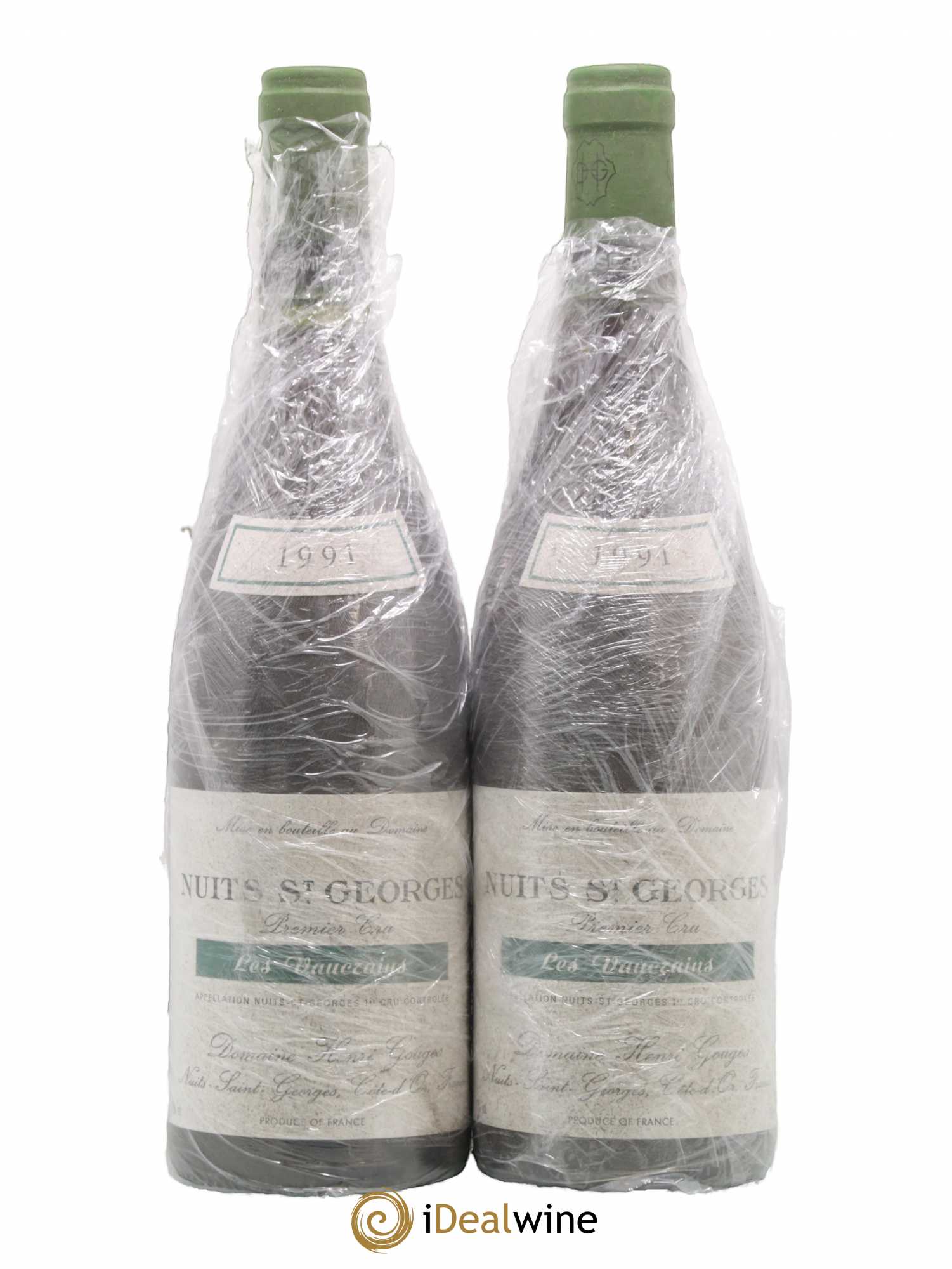Nuits-Saint-Georges 1er Cru Les Vaucrains Henri Gouges 1991 - Posten von 2 Flaschen - 0
