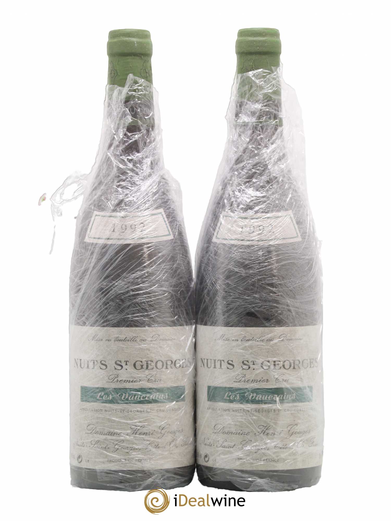 Nuits-Saint-Georges 1er Cru Les Vaucrains Henri Gouges 1992 - Lot de 2 bouteilles - 0