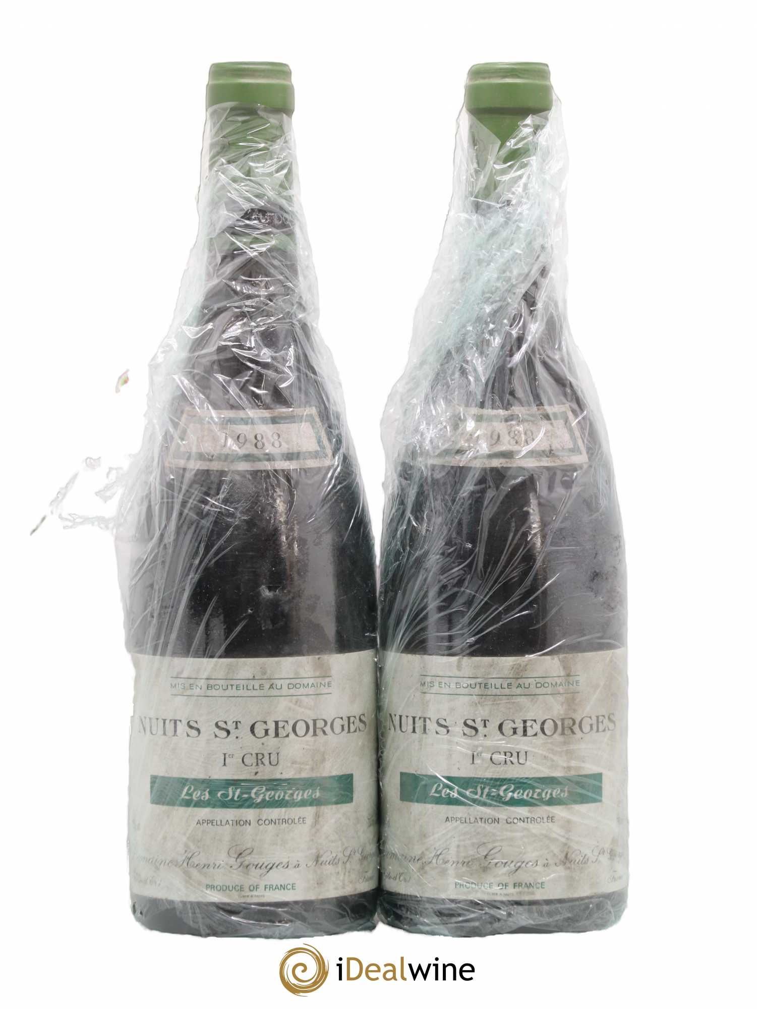 Nuits-Saint-Georges 1er Cru Les Saints Georges Henri Gouges 1988 - Posten von 2 Flaschen - 0