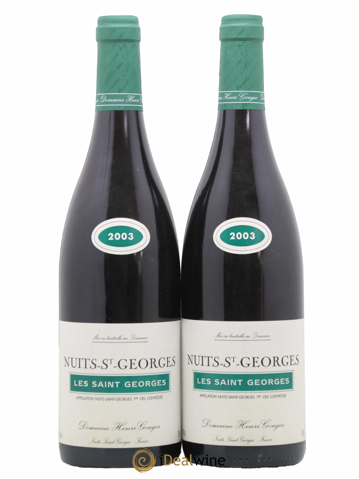 Nuits-Saint-Georges 1er Cru Les Saints Georges Henri Gouges 2003 - Lot de 2 bouteilles - 0