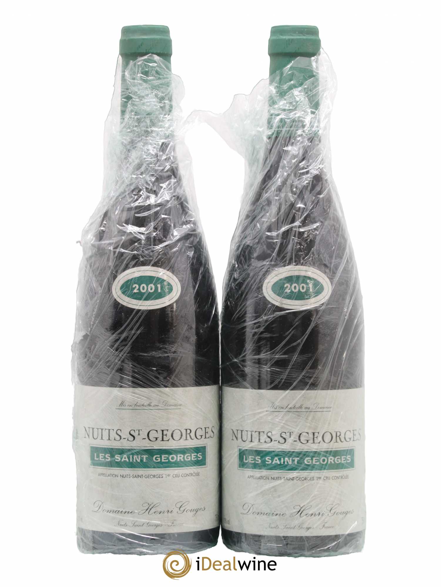Nuits-Saint-Georges 1er Cru Les Saints Georges Henri Gouges 2001 - Lot of 2 bottles - 0