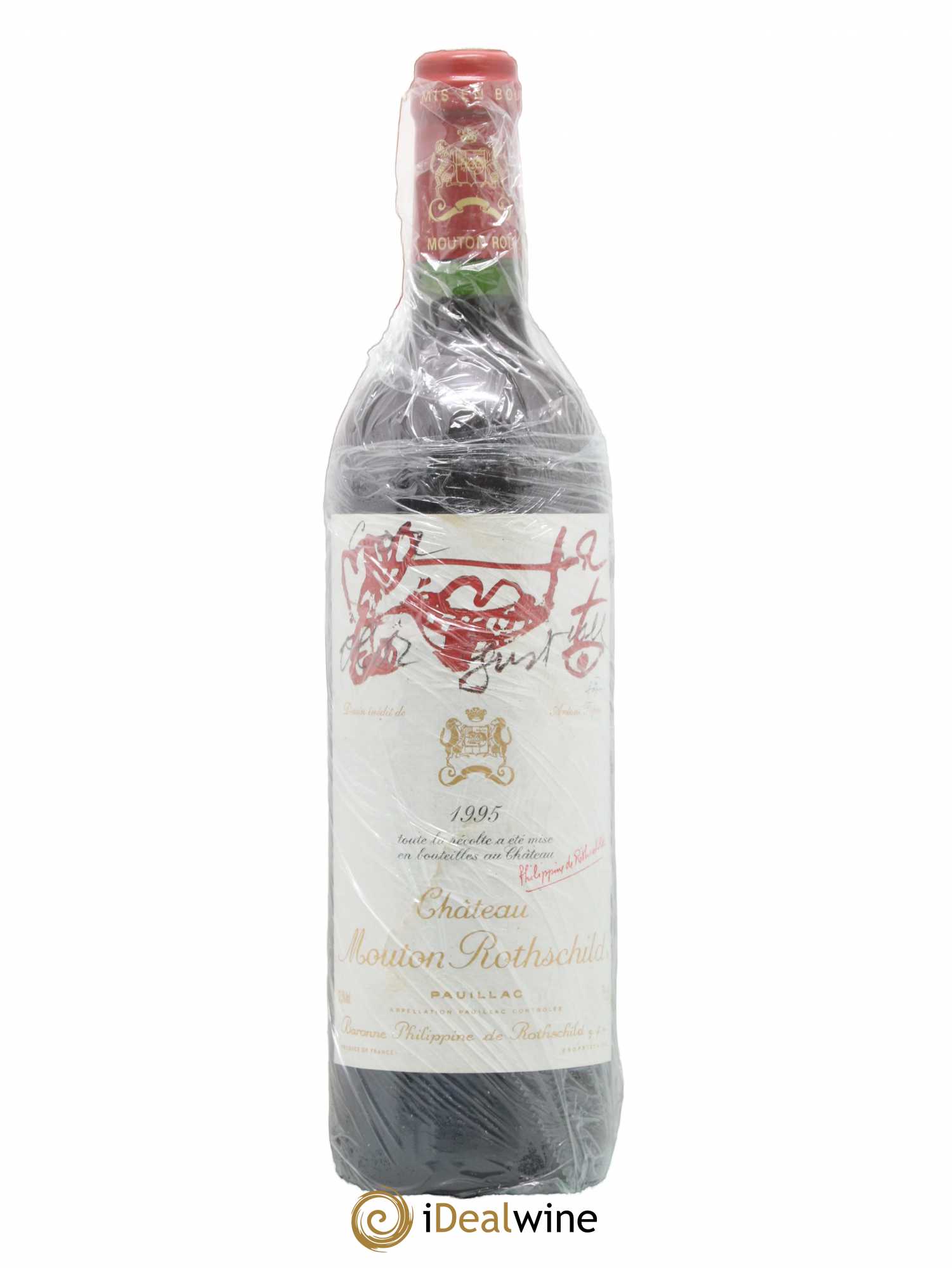 Château Mouton Rothschild 1er Grand Cru Classé 1995 - Lot de 1 bouteille - 0