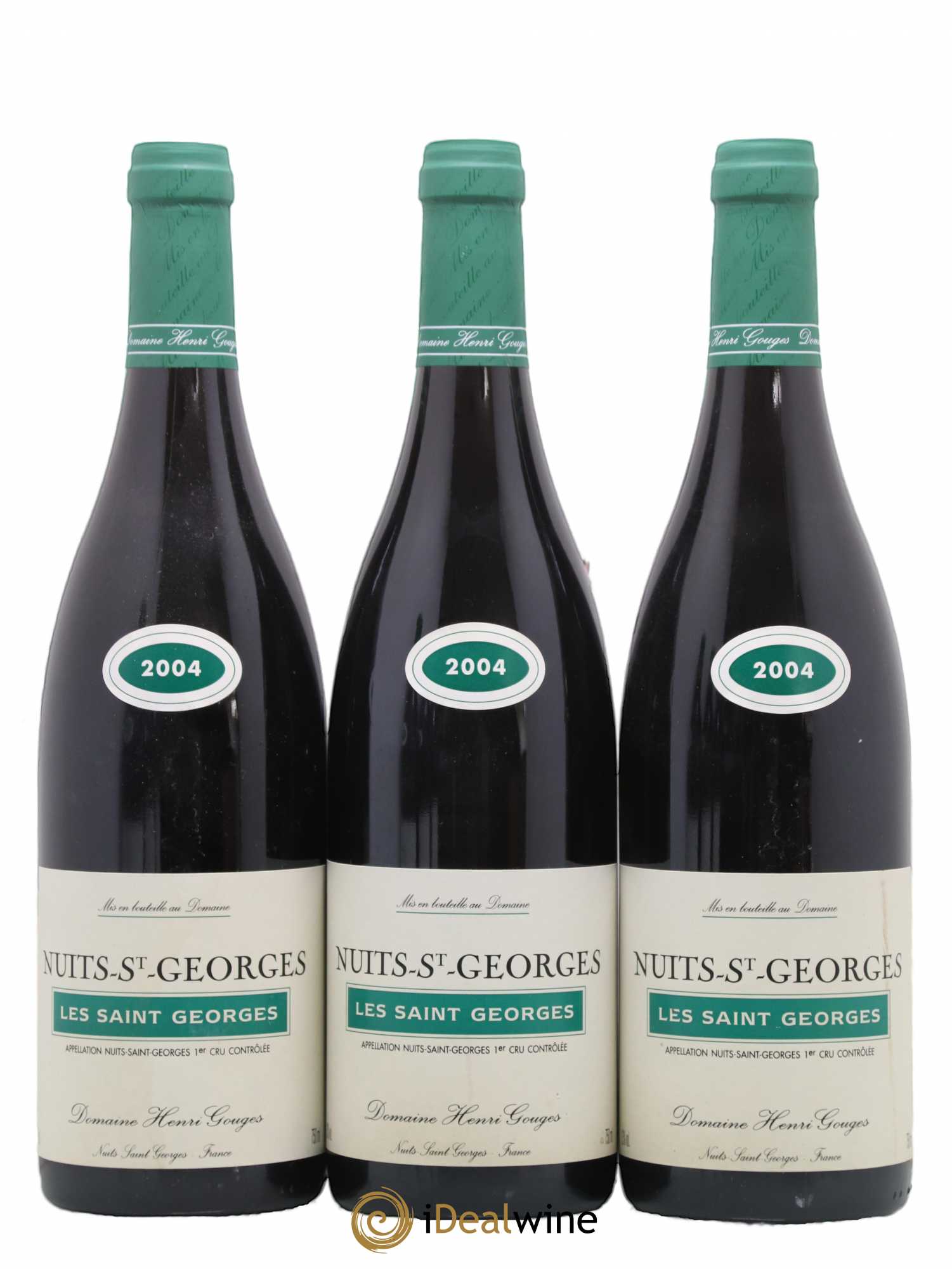 Nuits-Saint-Georges 1er Cru Les Saints Georges Henri Gouges 2004 - Lot de 3 bouteilles - 0