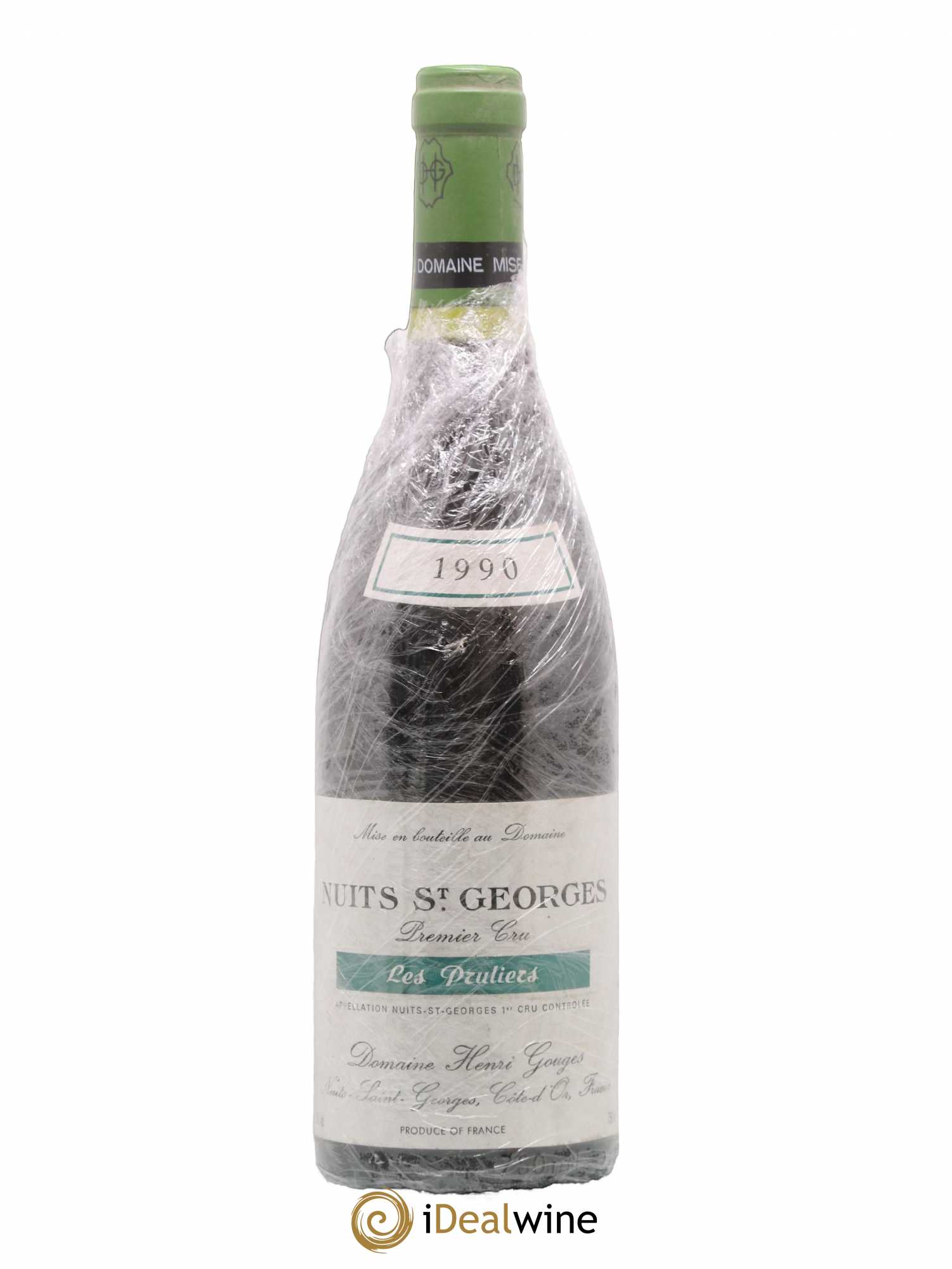 Nuits-Saint-Georges 1er Cru Les Pruliers Henri Gouges 1990 - Lot de 1 bouteille - 0