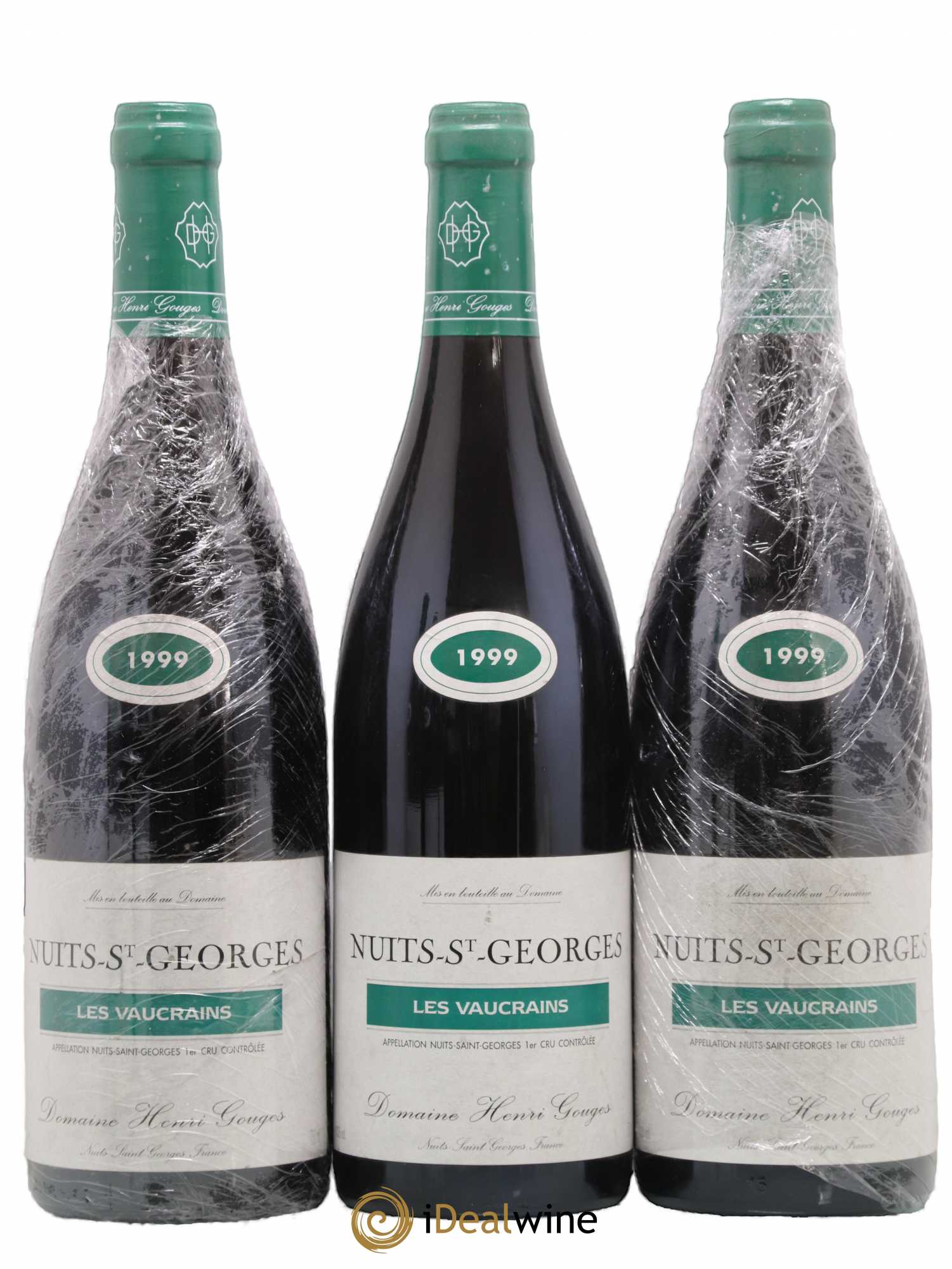 Nuits-Saint-Georges 1er Cru Les Vaucrains Henri Gouges 1999 - Posten von 3 Flaschen - 0