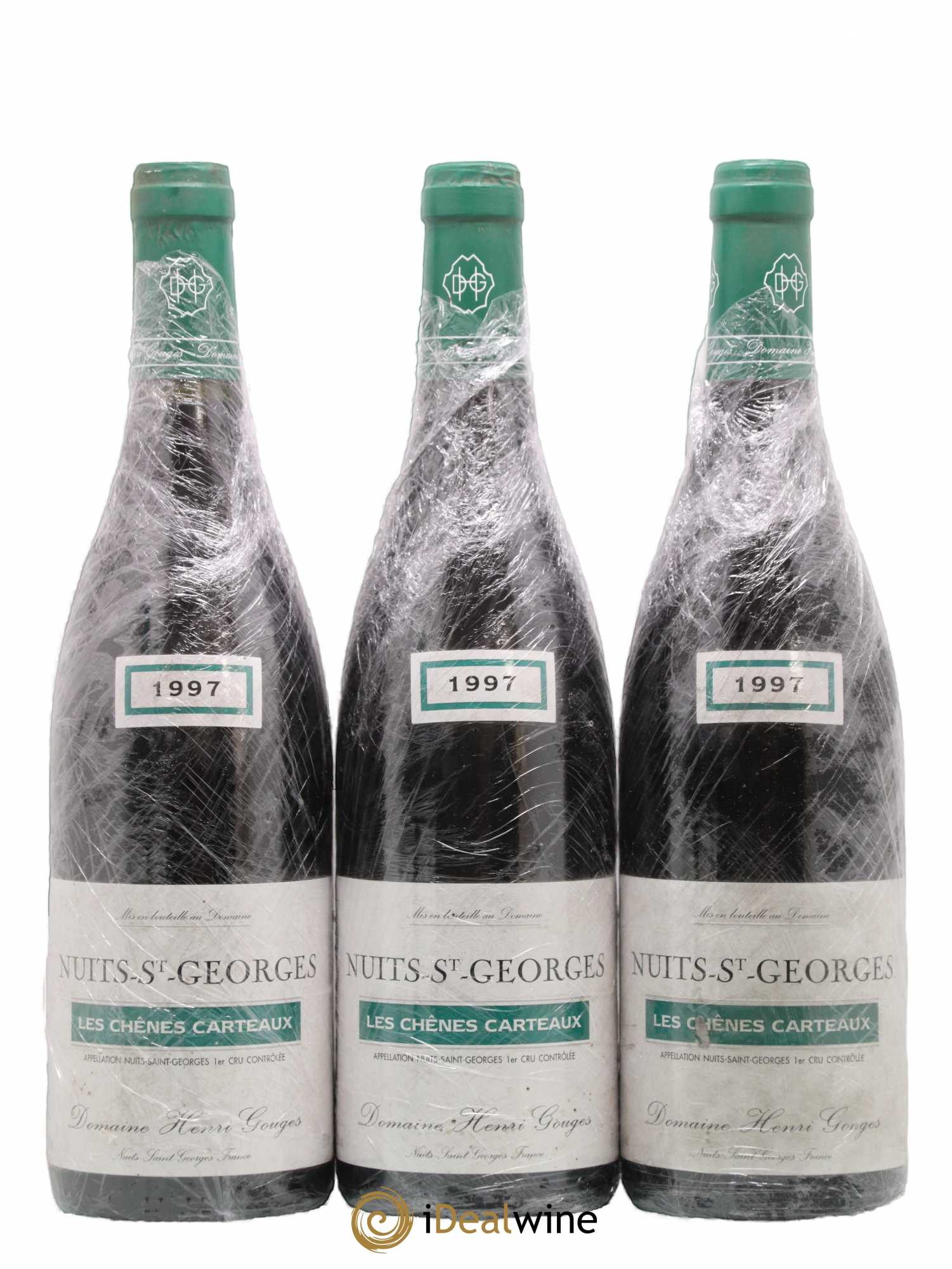 Nuits-Saint-Georges 1er Cru Les Chênes Carteaux Henri Gouges 1997 - Lot de 3 bouteilles - 0