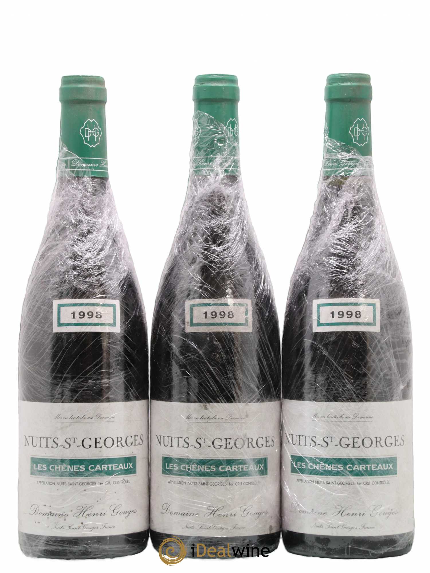 Nuits-Saint-Georges 1er Cru Les Chênes Carteaux Henri Gouges 1998 - Lot de 3 bouteilles - 0
