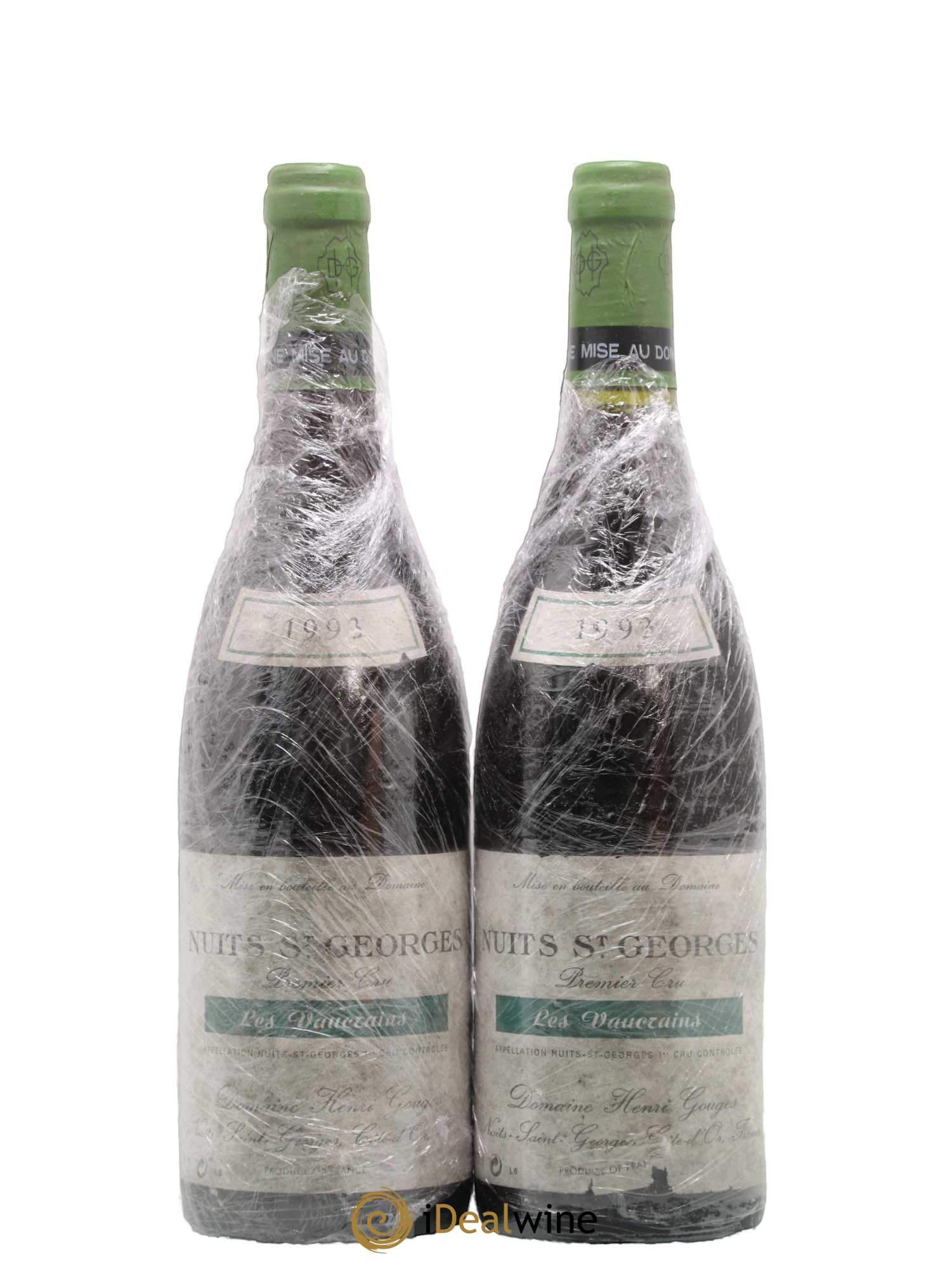 Nuits-Saint-Georges 1er Cru Les Vaucrains Henri Gouges 1993 - Lot de 2 bouteilles - 0