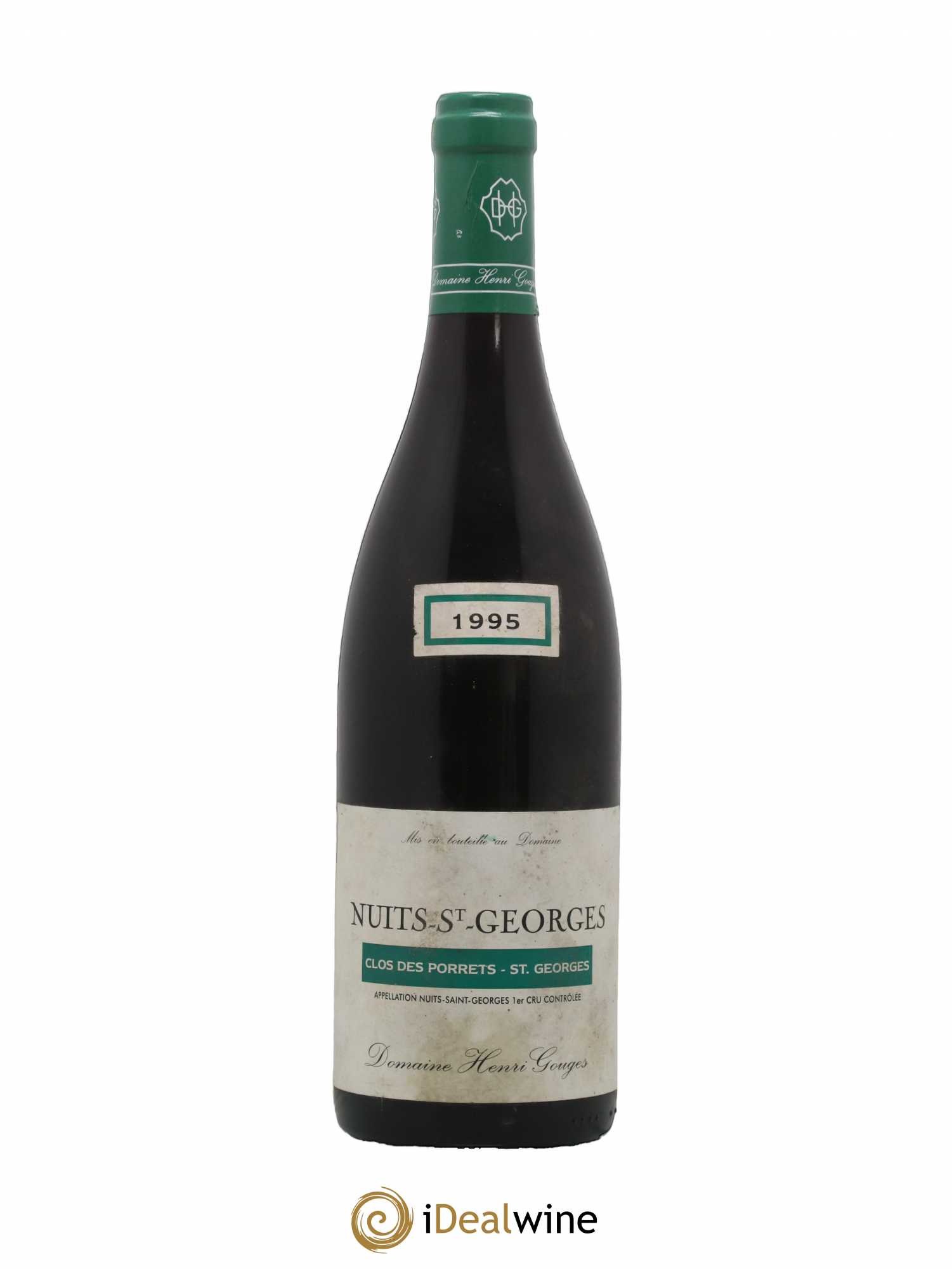 Nuits-Saint-Georges 1er Cru Clos des Porrets St Georges Henri Gouges 1995 - Posten von 1 Flasche - 0