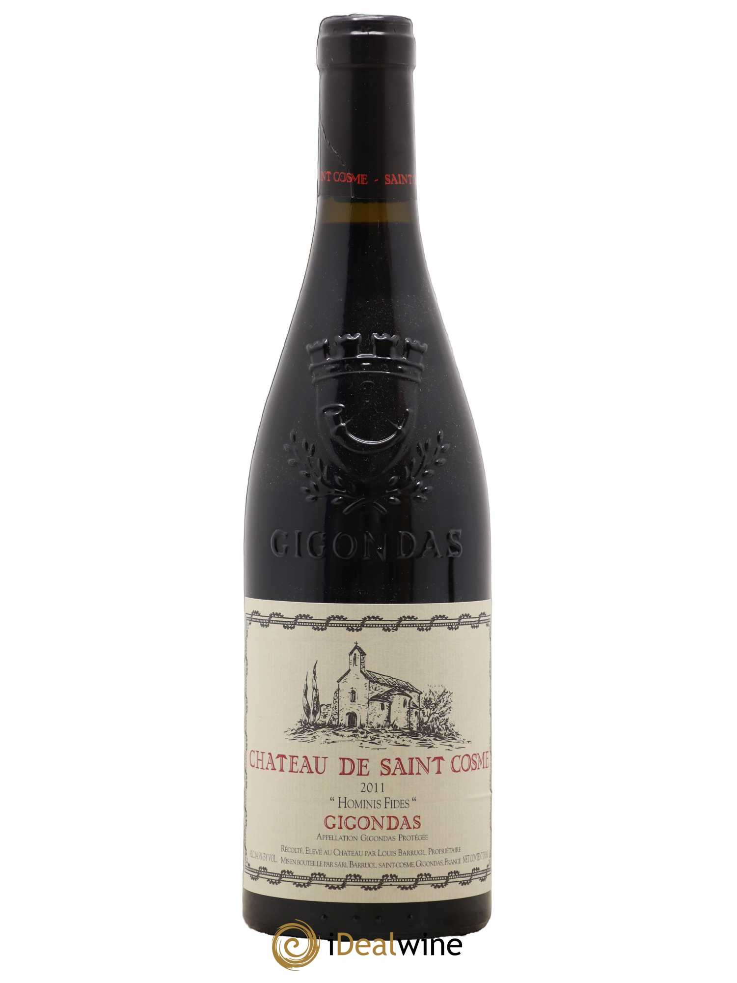 Gigondas Hominis Fides Saint Cosme 2011 - Lot de 1 bouteille - 0