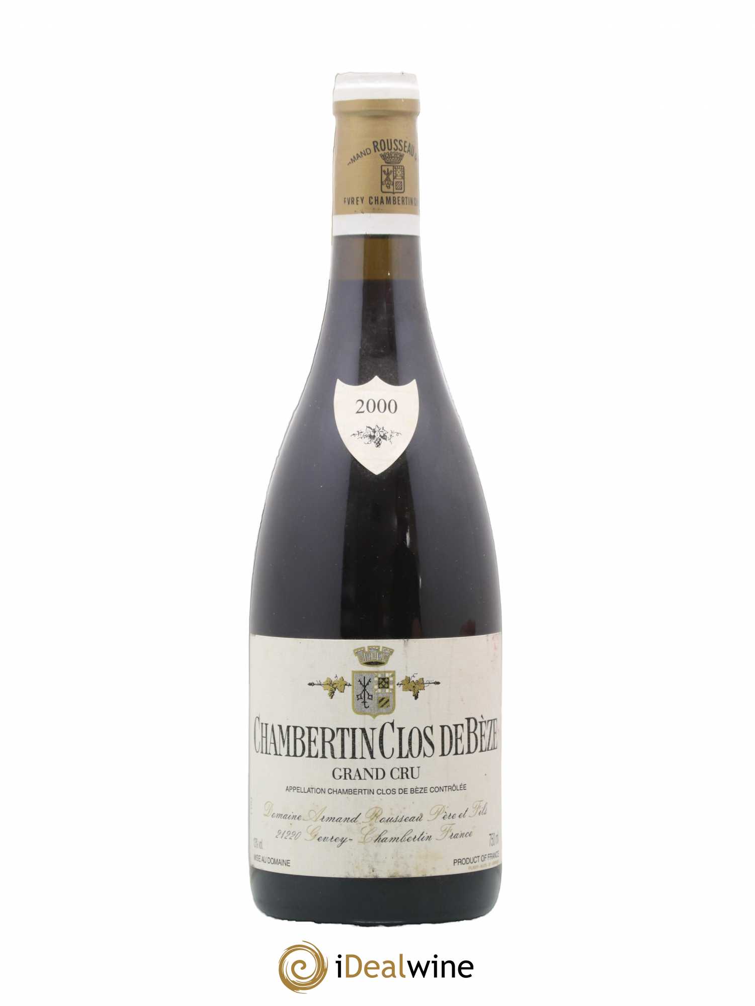 Chambertin Clos de Bèze Grand Cru Armand Rousseau (Domaine) 2000 - Lot de 1 bouteille - 0