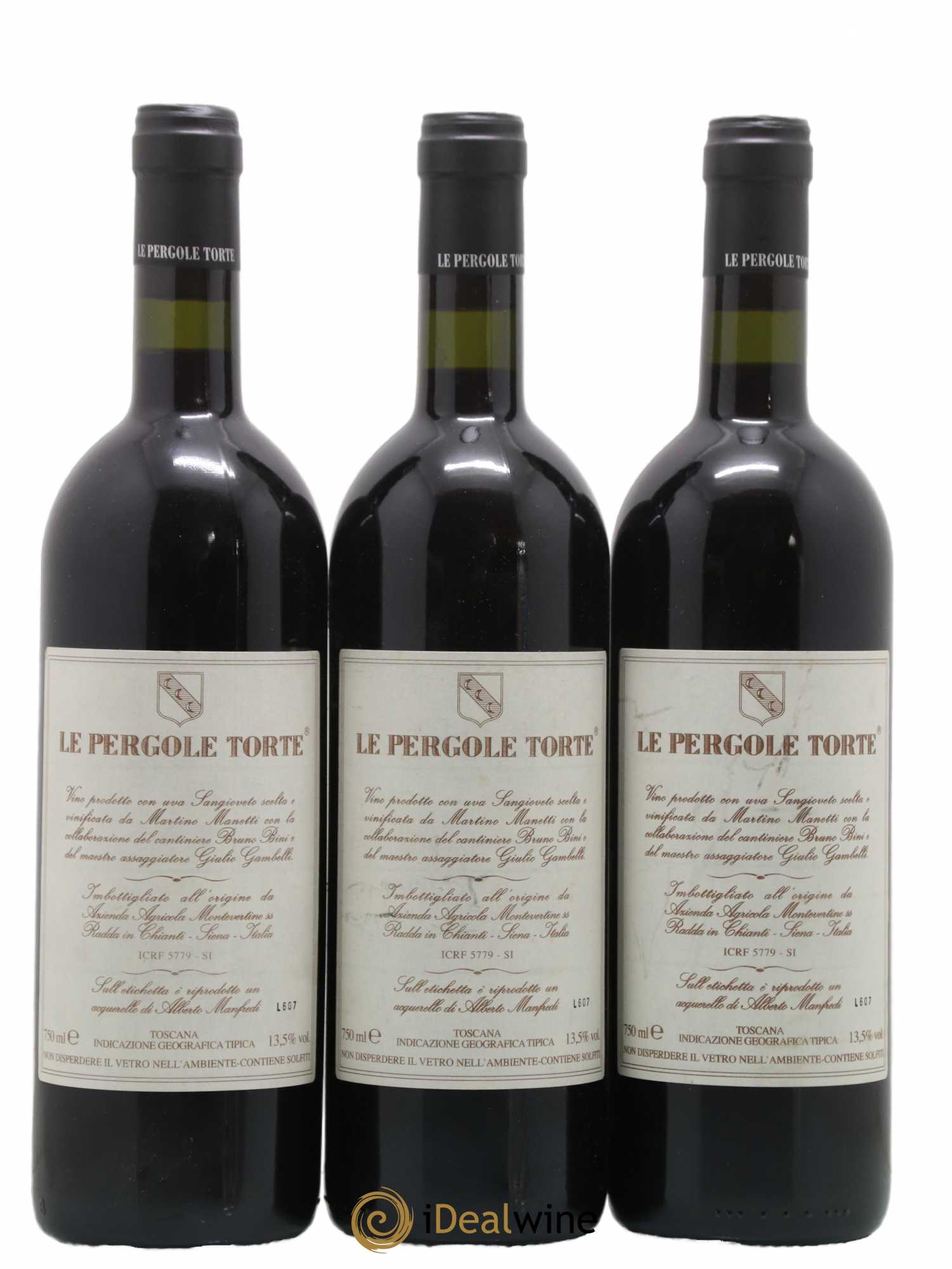 Toscana IGT Montevertine Le Pergole Torte Famille Manetti 2003 - Lotto di 3 bottiglie - 1