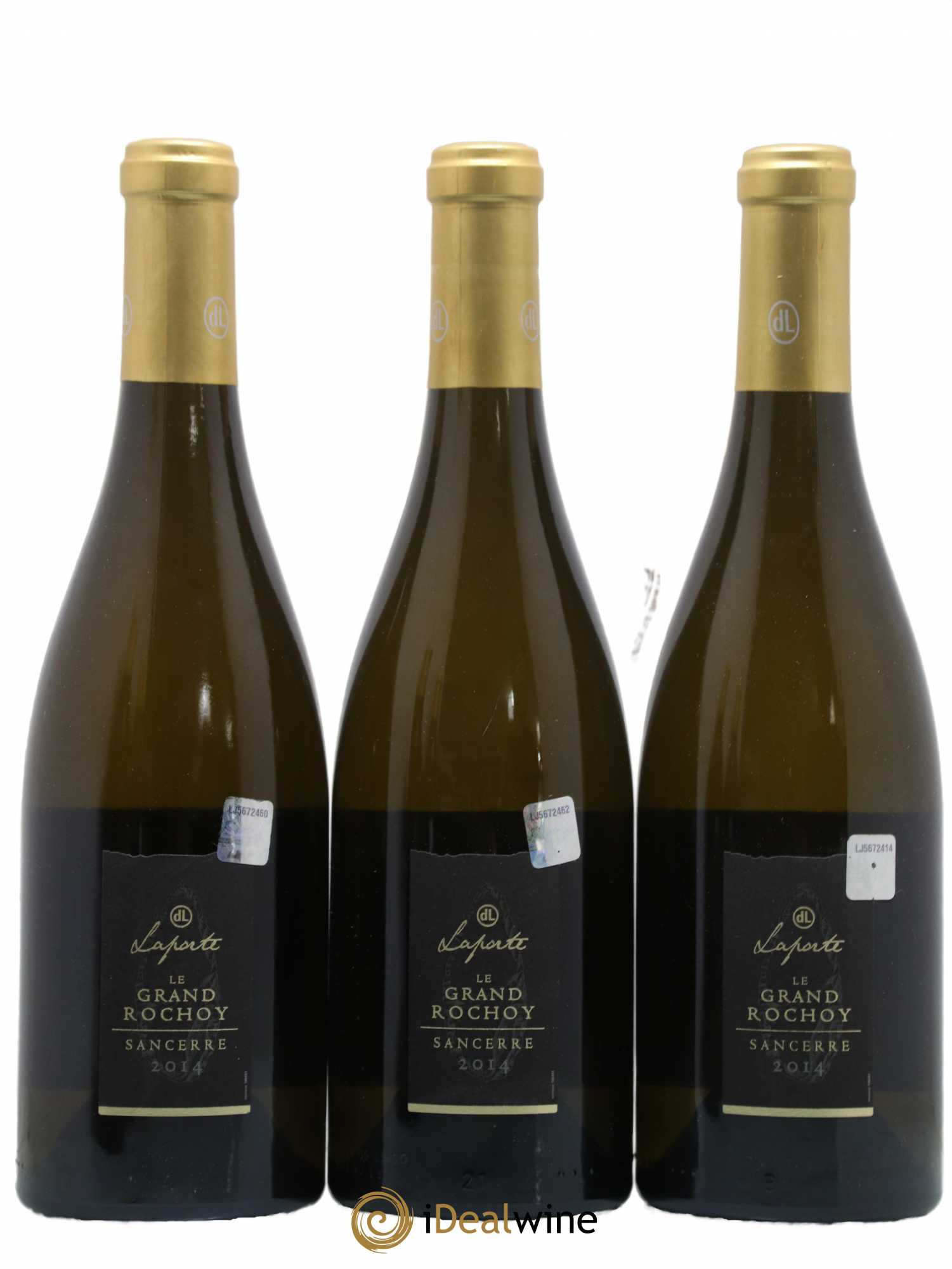 Sancerre Le Grand Rochoy Bio Domaine Laporte (sans prix de réserve) 2014 - Posten von 3 Flaschen - 0