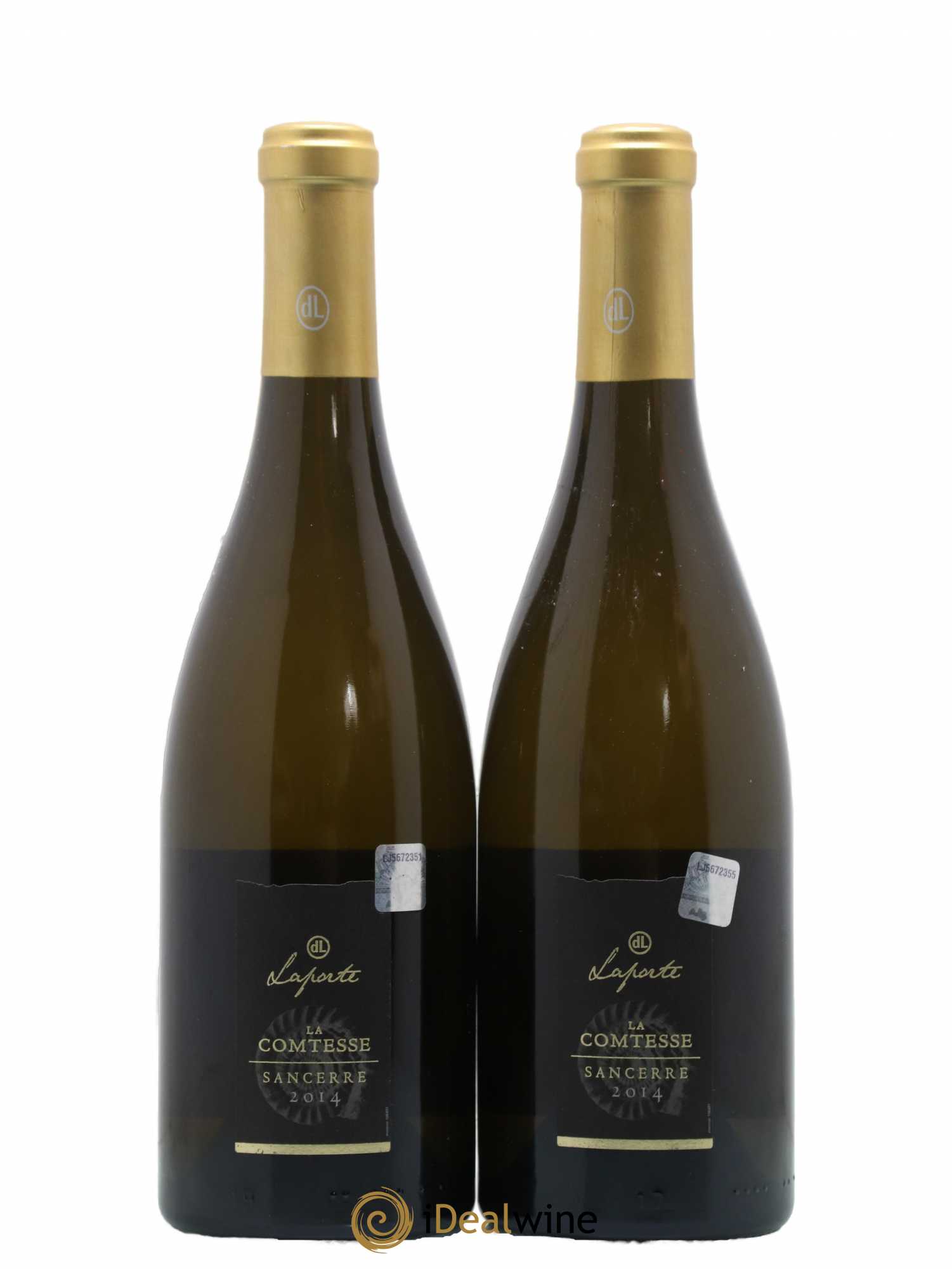 Sancerre La Comtesse Bio Domaine Laporte (sans prix de réserve) 2014 - Posten von 2 Flaschen - 0
