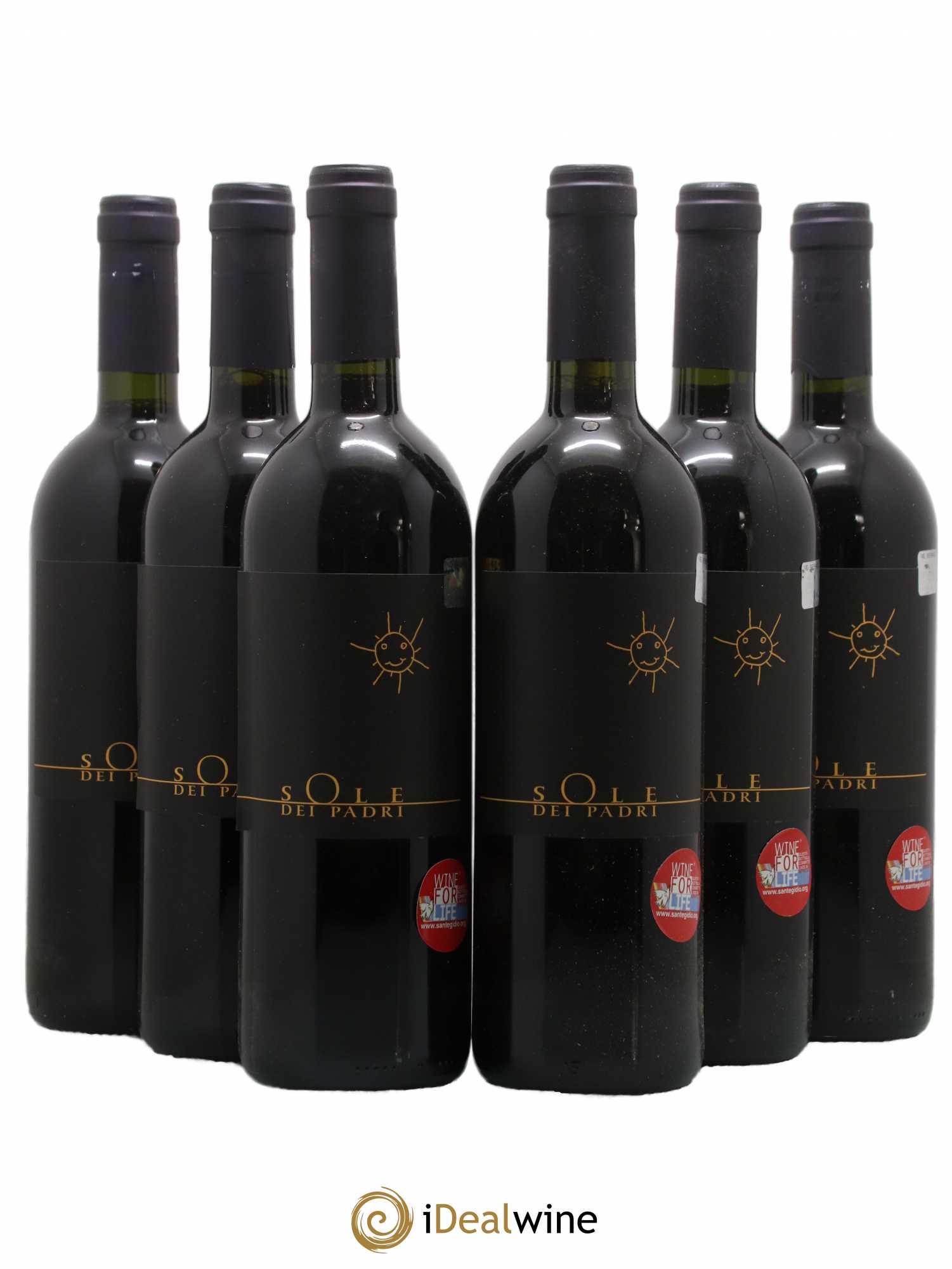 IGT Sicile Sole dei Padri Dei Principi di Spadafora (sans prix de réserve) 2004 - Lotto di 6 bottiglie - 0