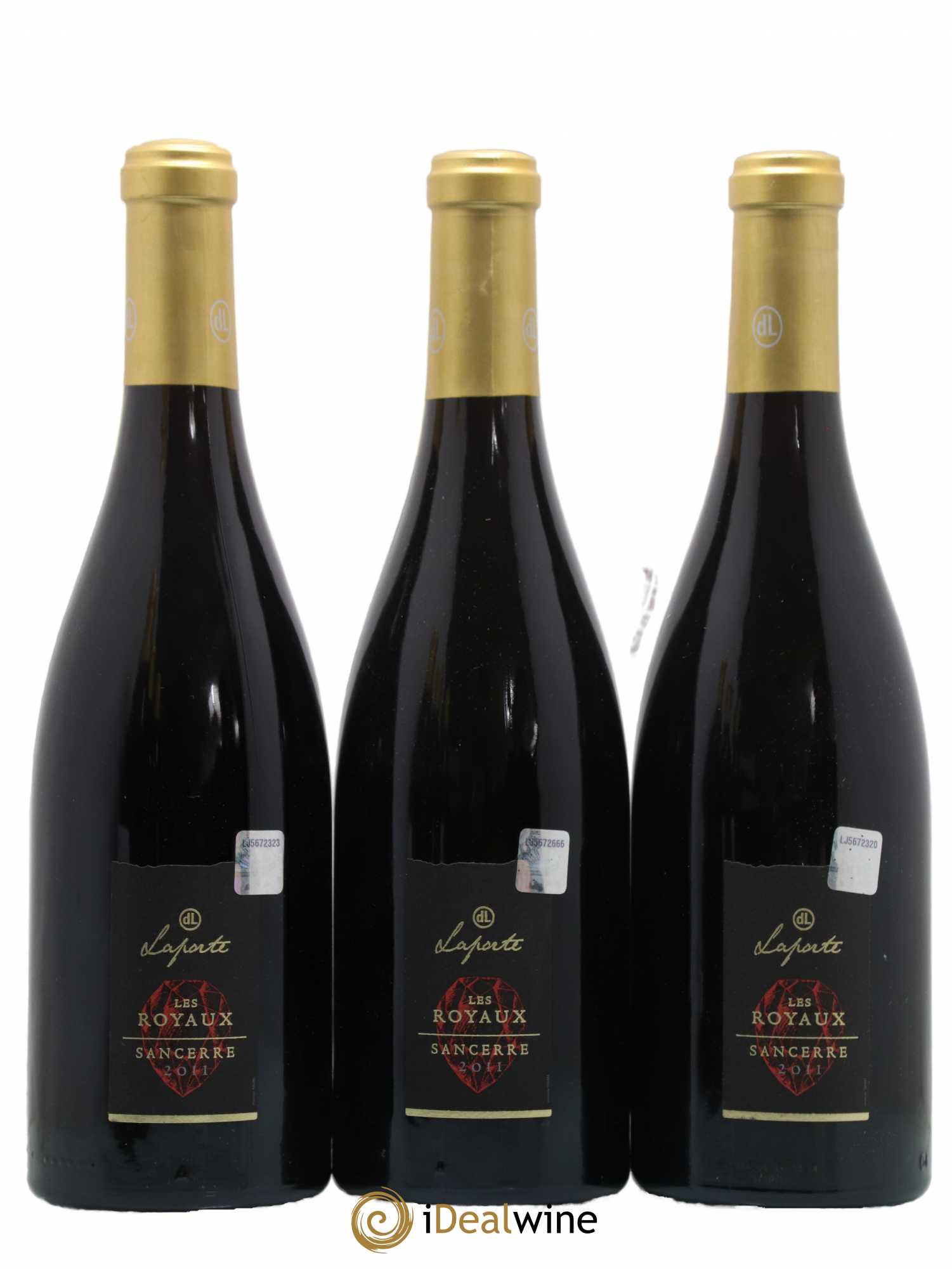 Sancerre Les Royaux Domaine Laporte (sans prix de réserve) 2011 - Posten von 3 Flaschen - 0