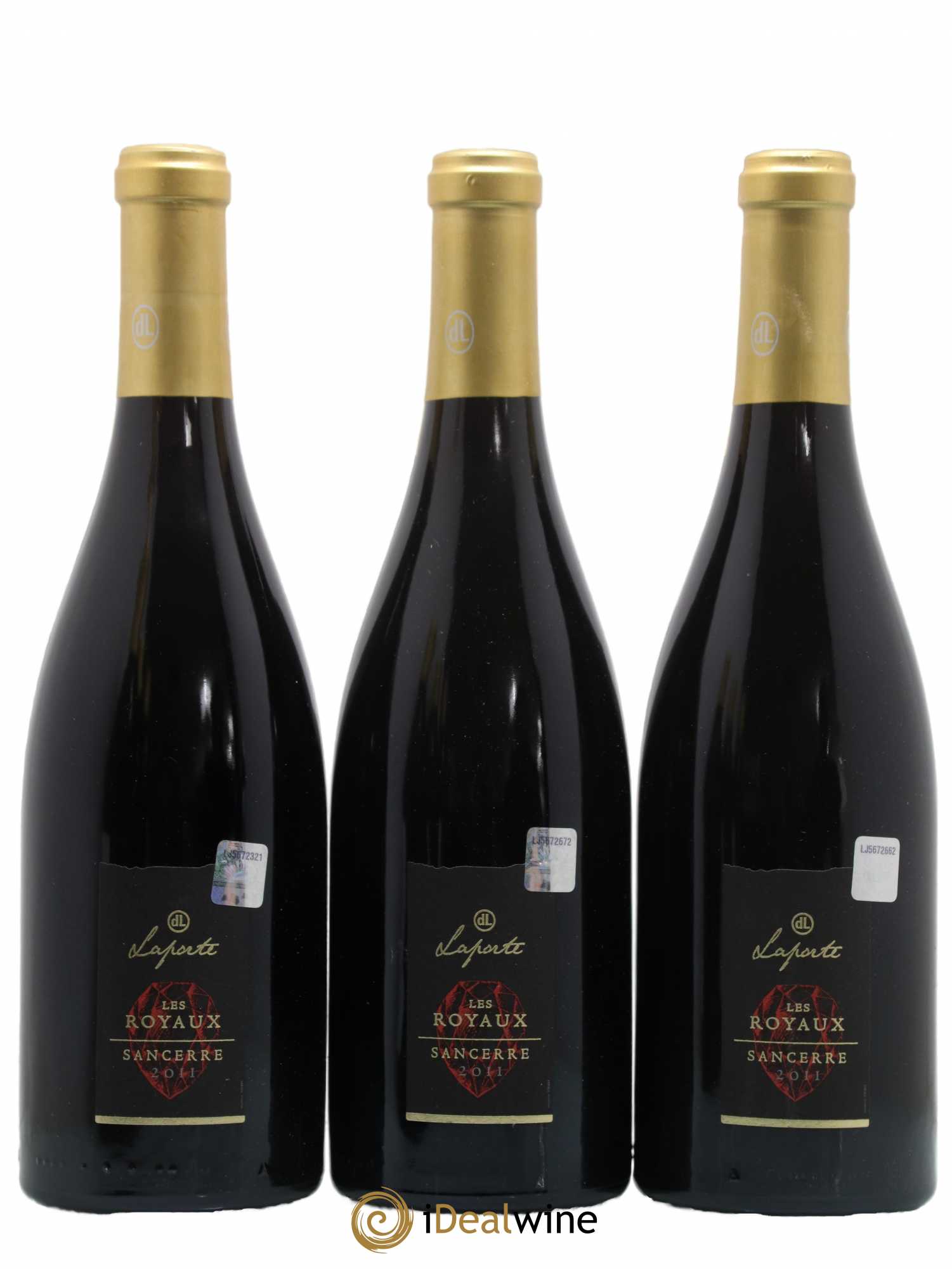 Sancerre Les Royaux Domaine Laporte (sans prix de réserve) 2011 - Posten von 3 Flaschen - 0