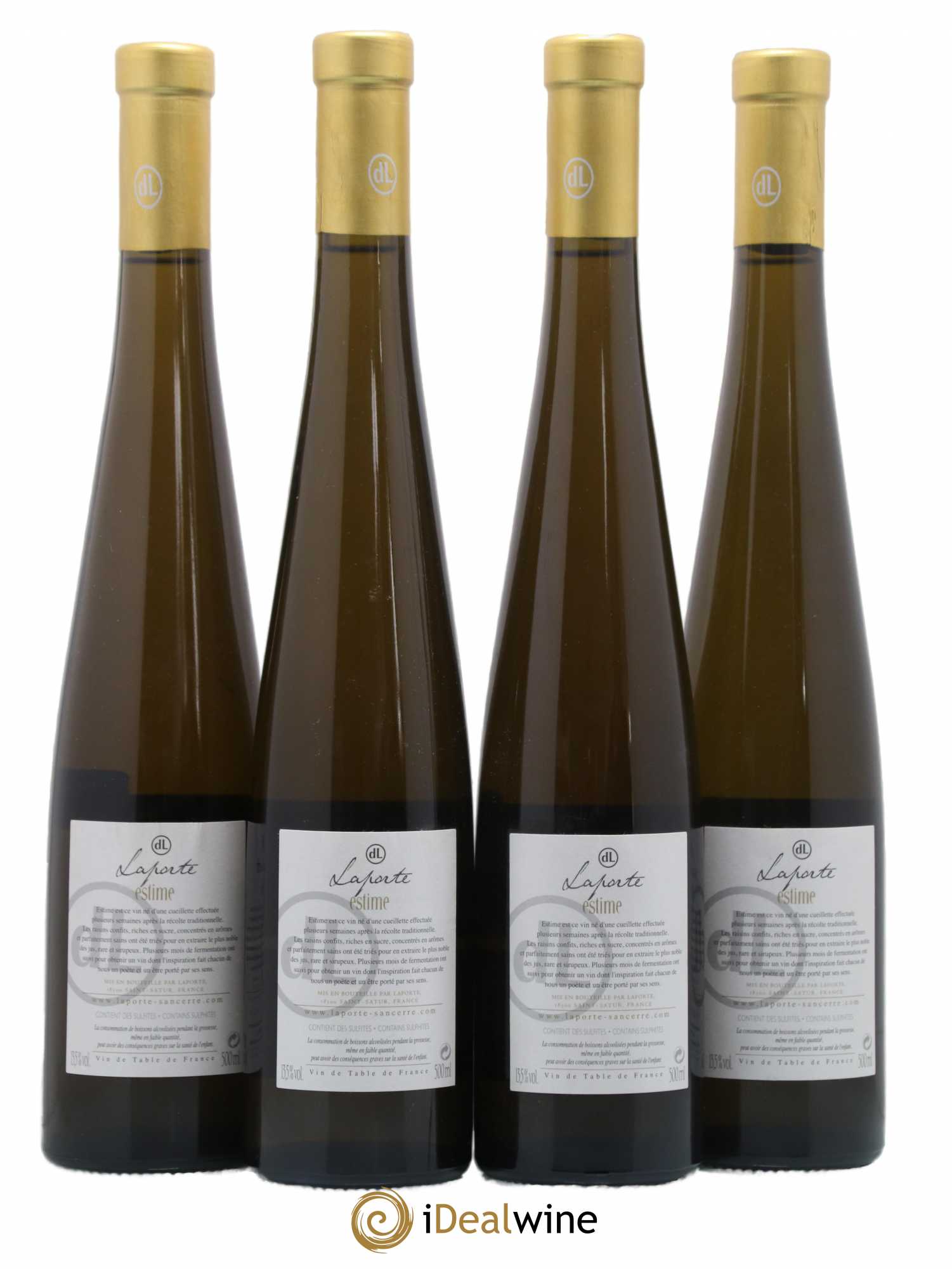 Sancerre Estime Domaine Laporte 50cl (sans prix de réserve) - Posten von 4 Flaschen - 1