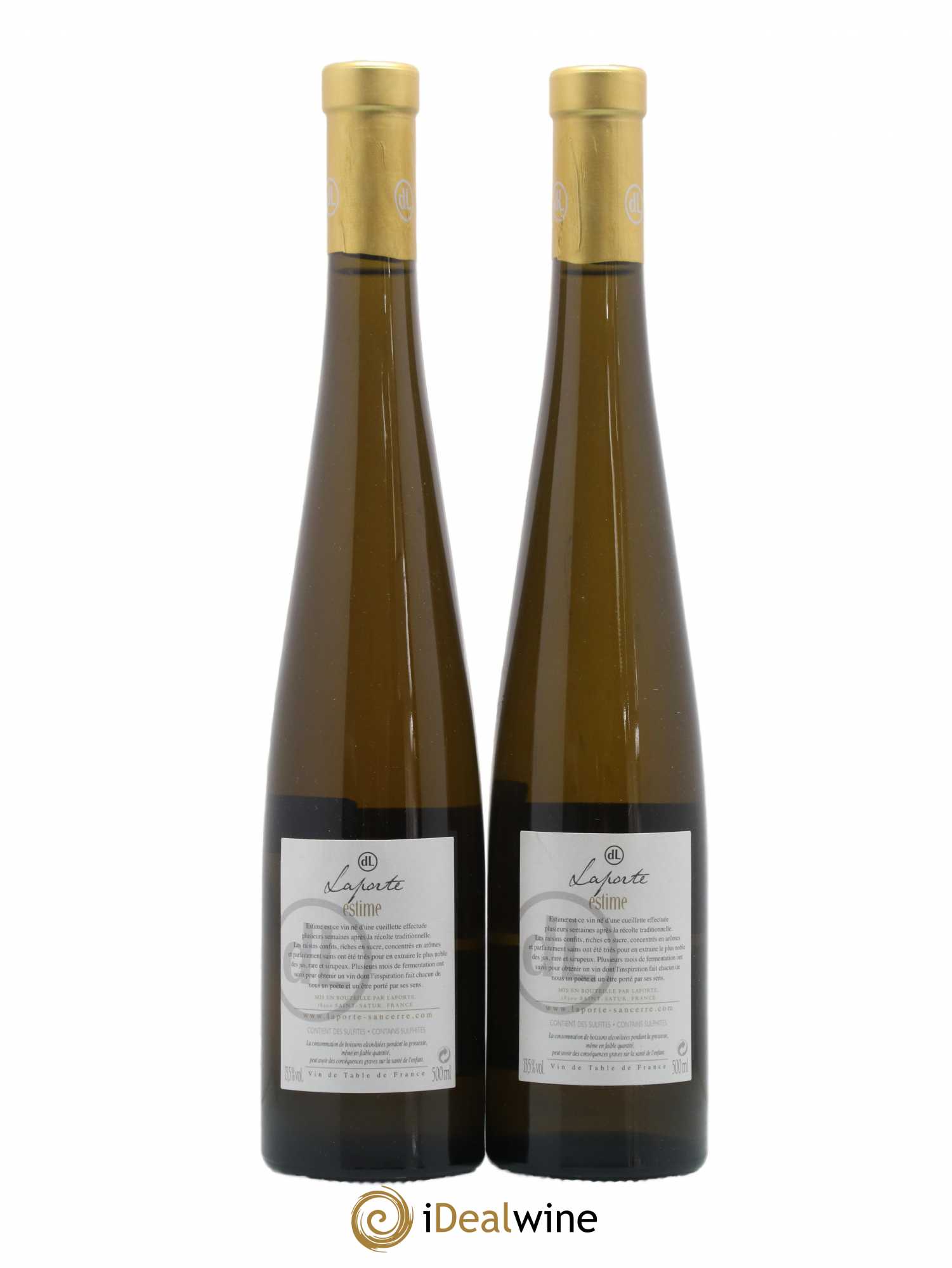 Sancerre Estime Domaine Laporte 50cl - Posten von 2 Flaschen - 1